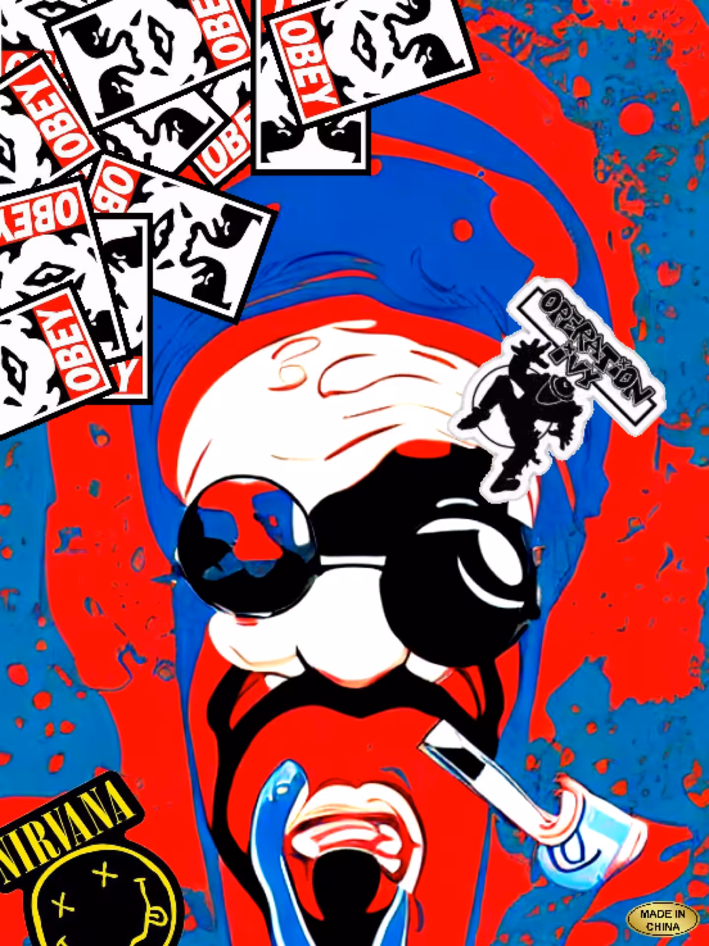 A Piece Of Artwork To Put Stickers On