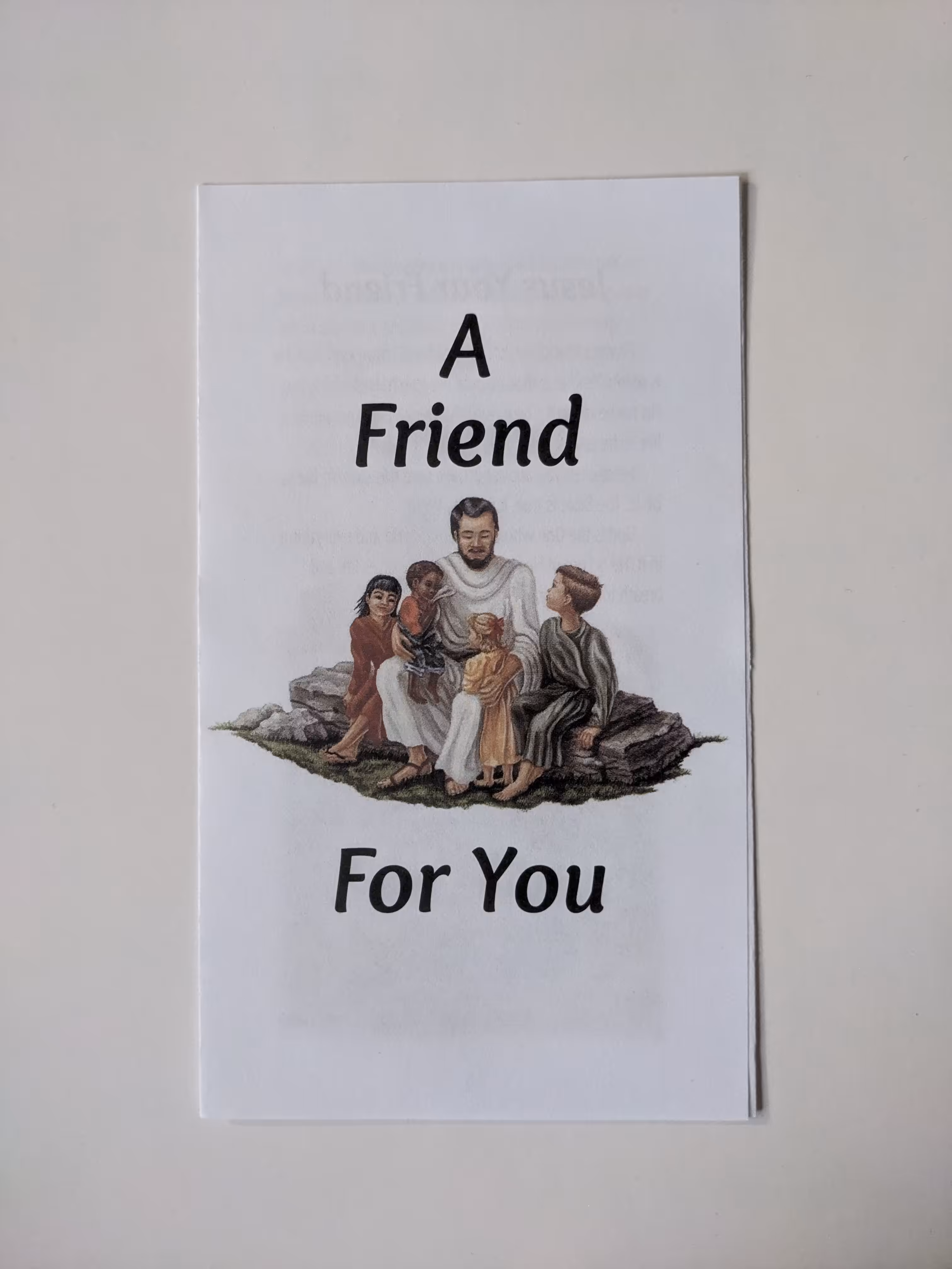Subway Jesus Pamphlets: A Friend For You