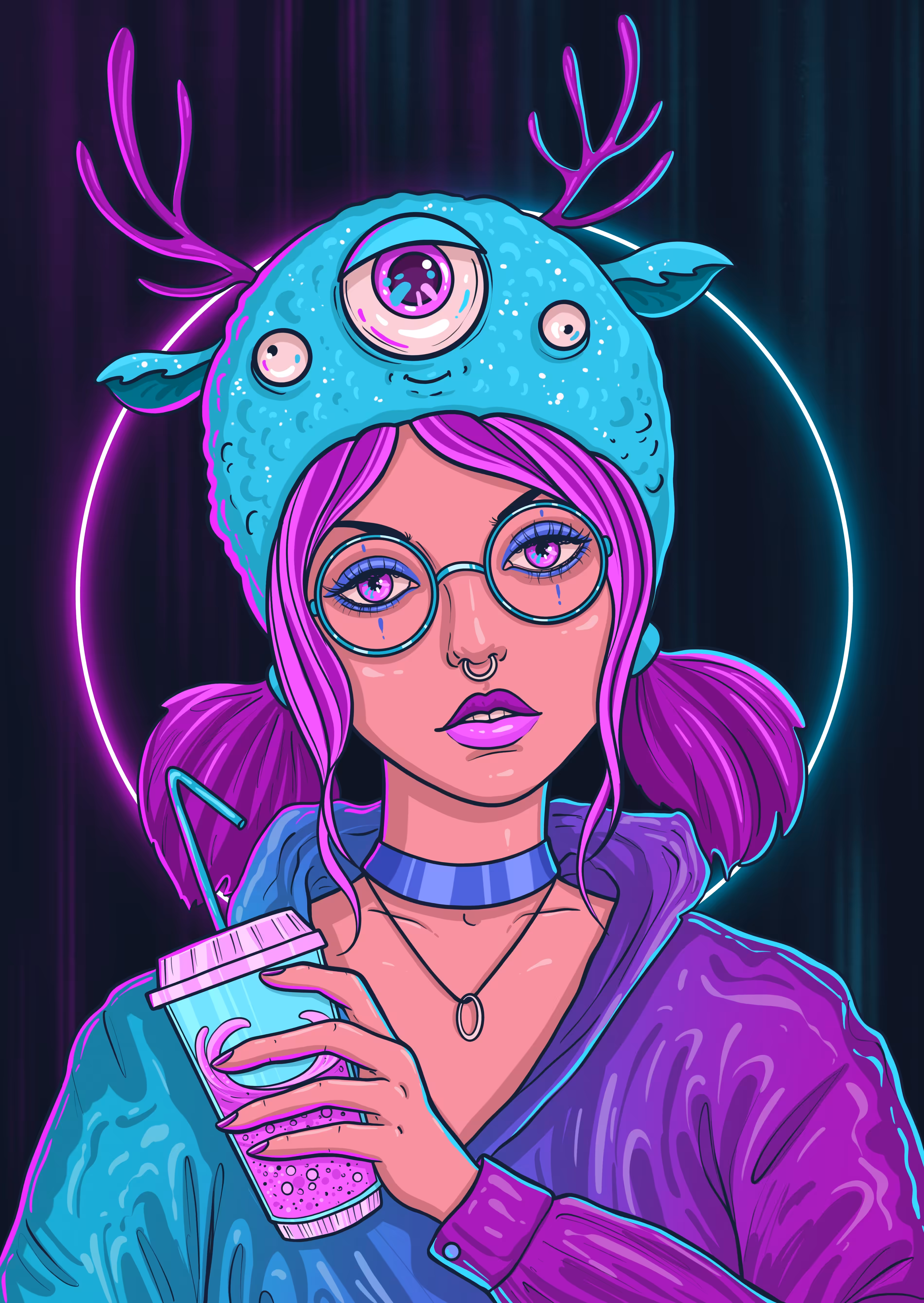 Neon girl