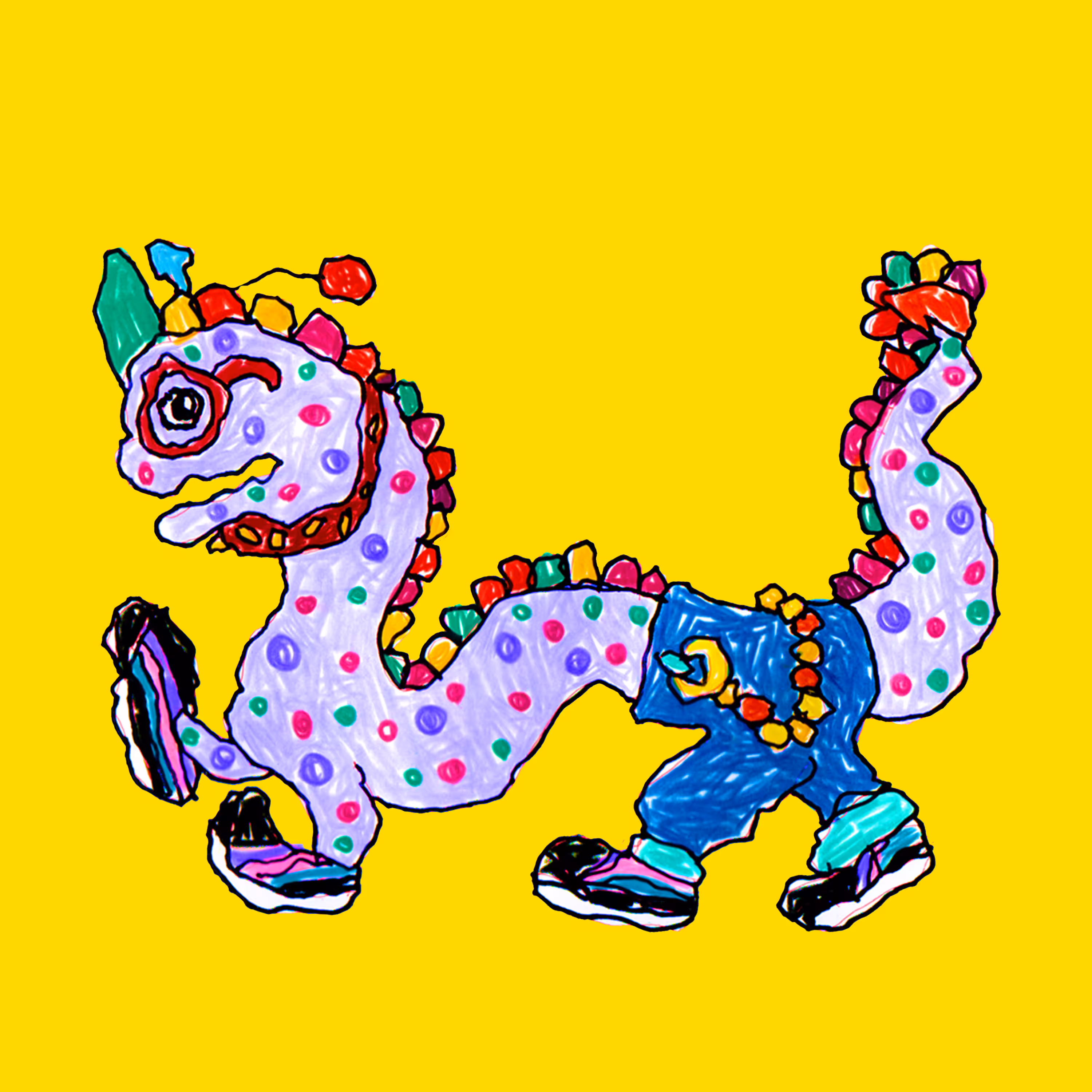 Actually snake but has 4 legs