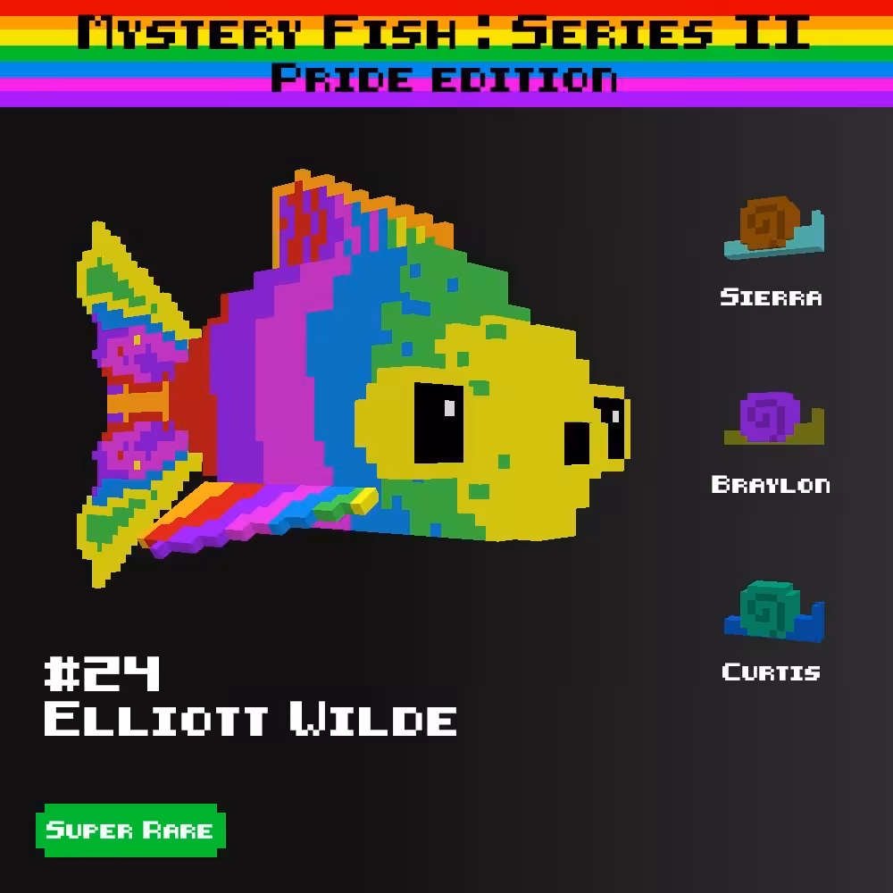 Elliott Wilde :: Mystery Fish : Pride Edition #24 