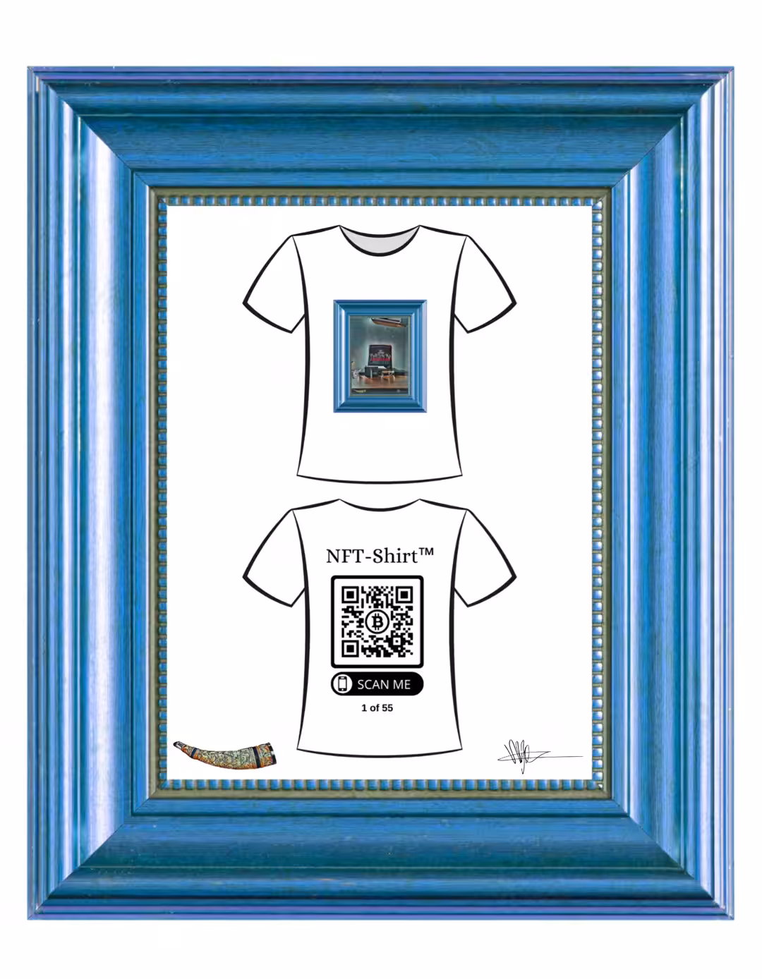 FIRST NFT-Shirt™ (Blue Frame Edition), 2022