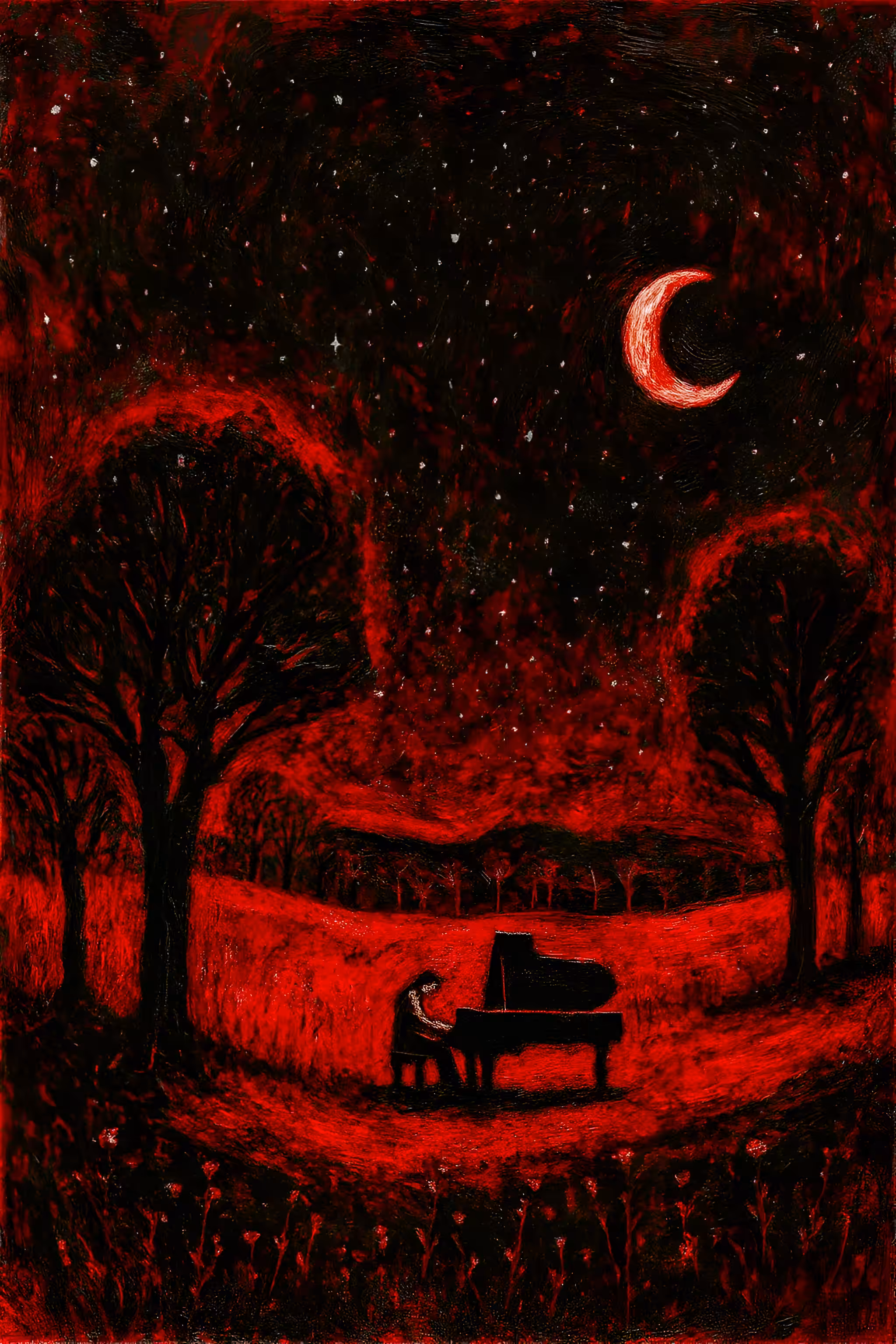 "Nocturne Under the Blood Moon"
