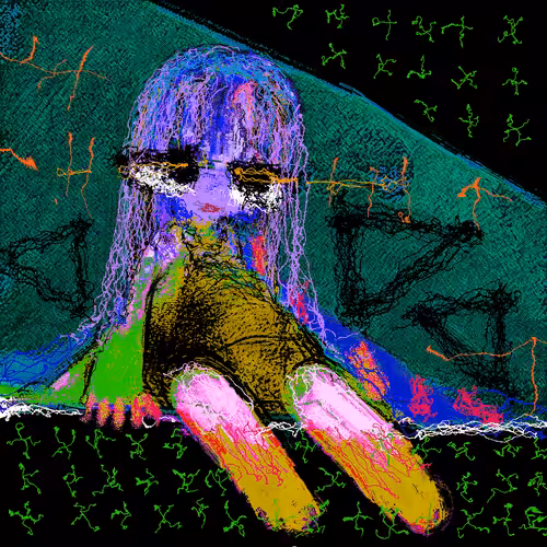 TailCat_Duet'sArtWorks: drawing 少女,  sleepyhead