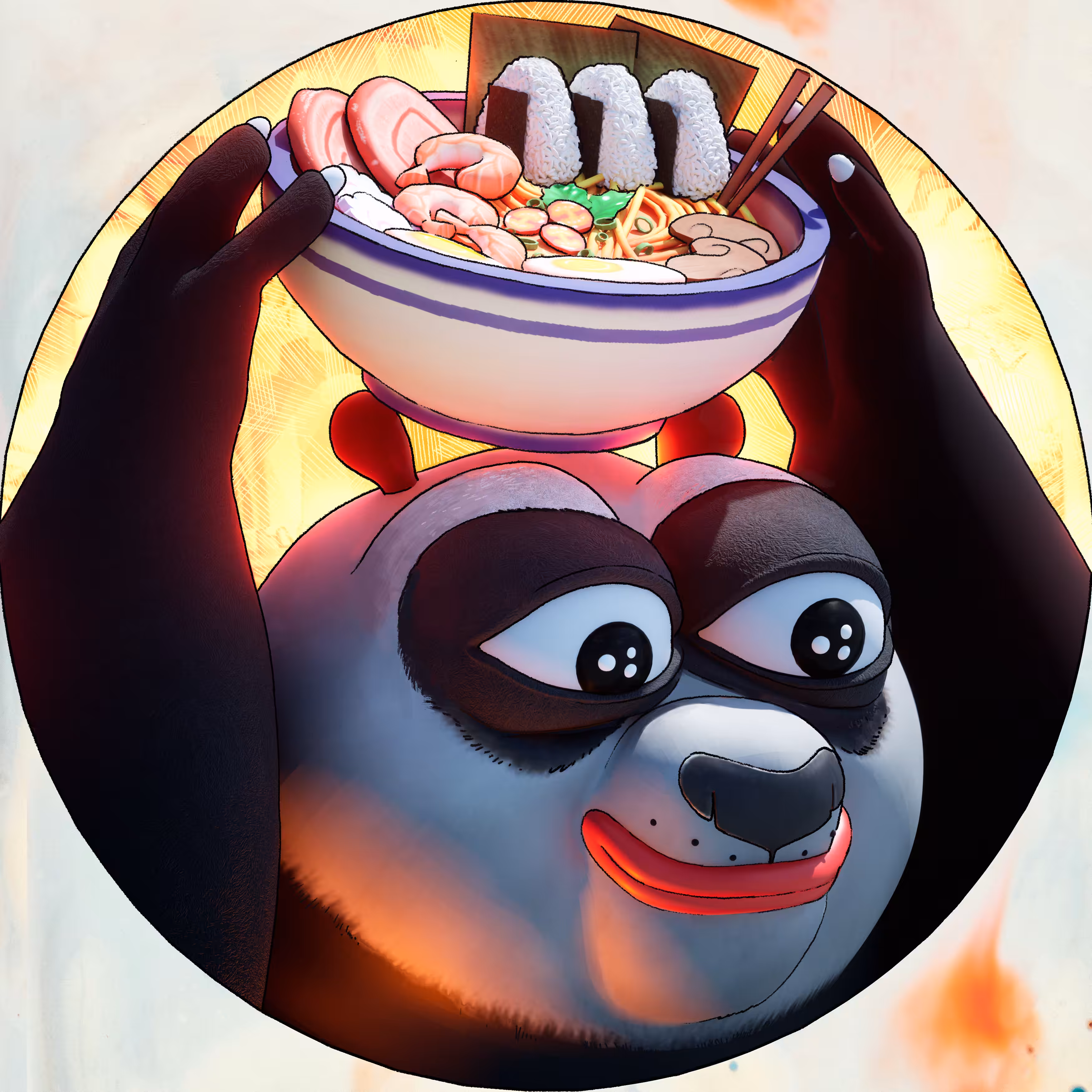 PANDA WARRIOR PEPE SKULL