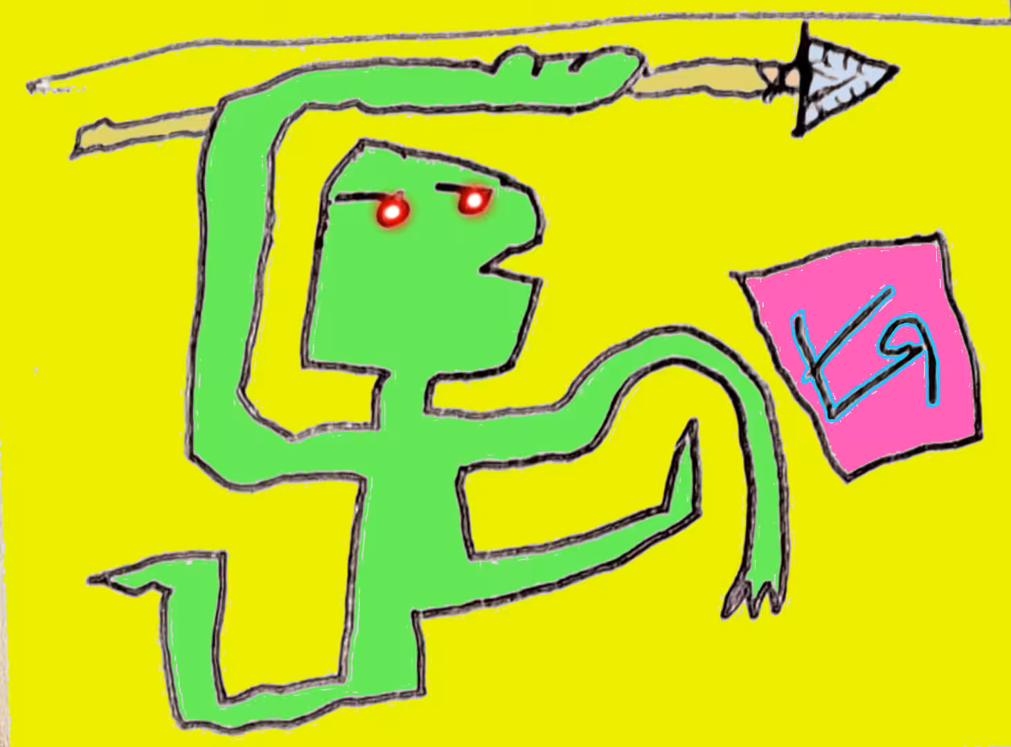 Post-Apocalypse ARTZ: "Reptilian Warrior" by Richard F. Yates (Holy Fool)
