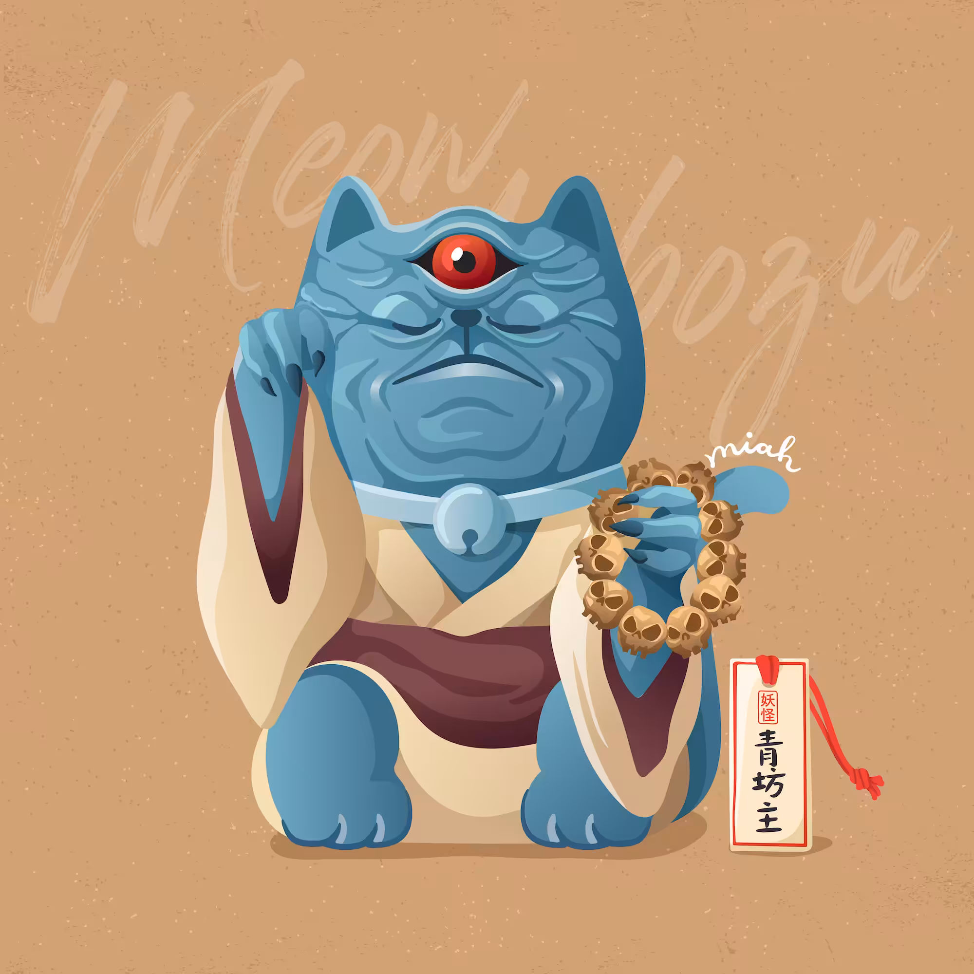 Manekineko x Yokai : Meow Aobōzu