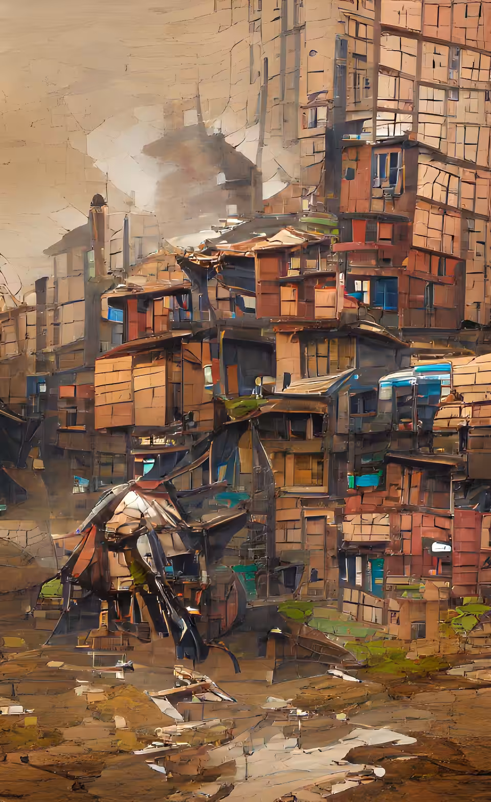 Slum houses