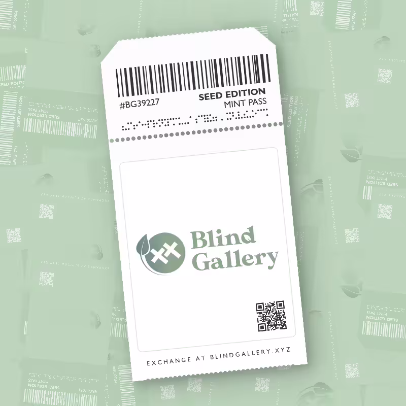 Blind Gallery Mint Pass (Seed Edition) #680