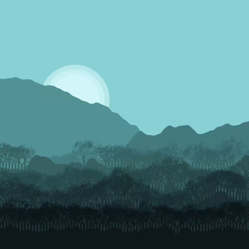 Generative Mountains #7