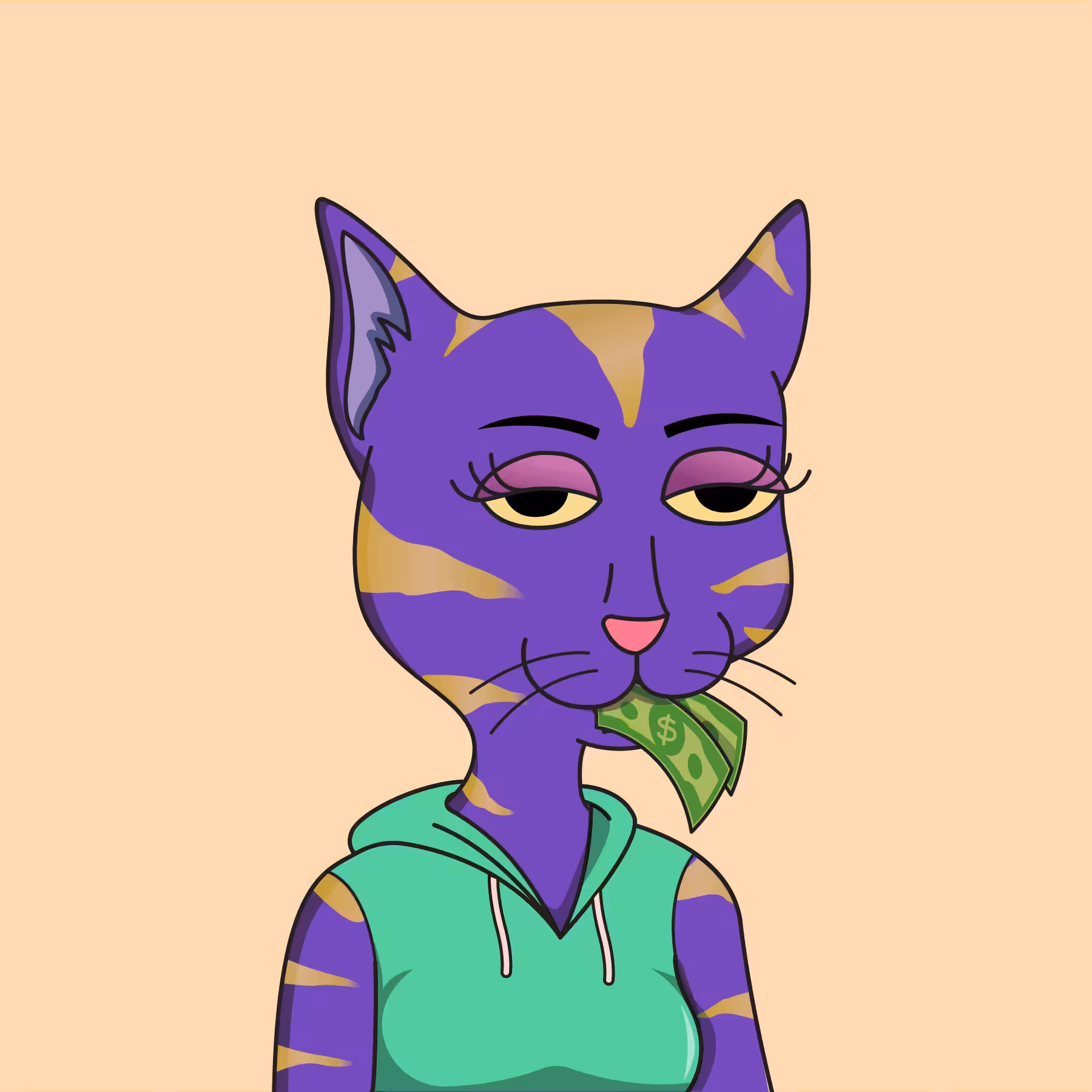 Girl Cat #345