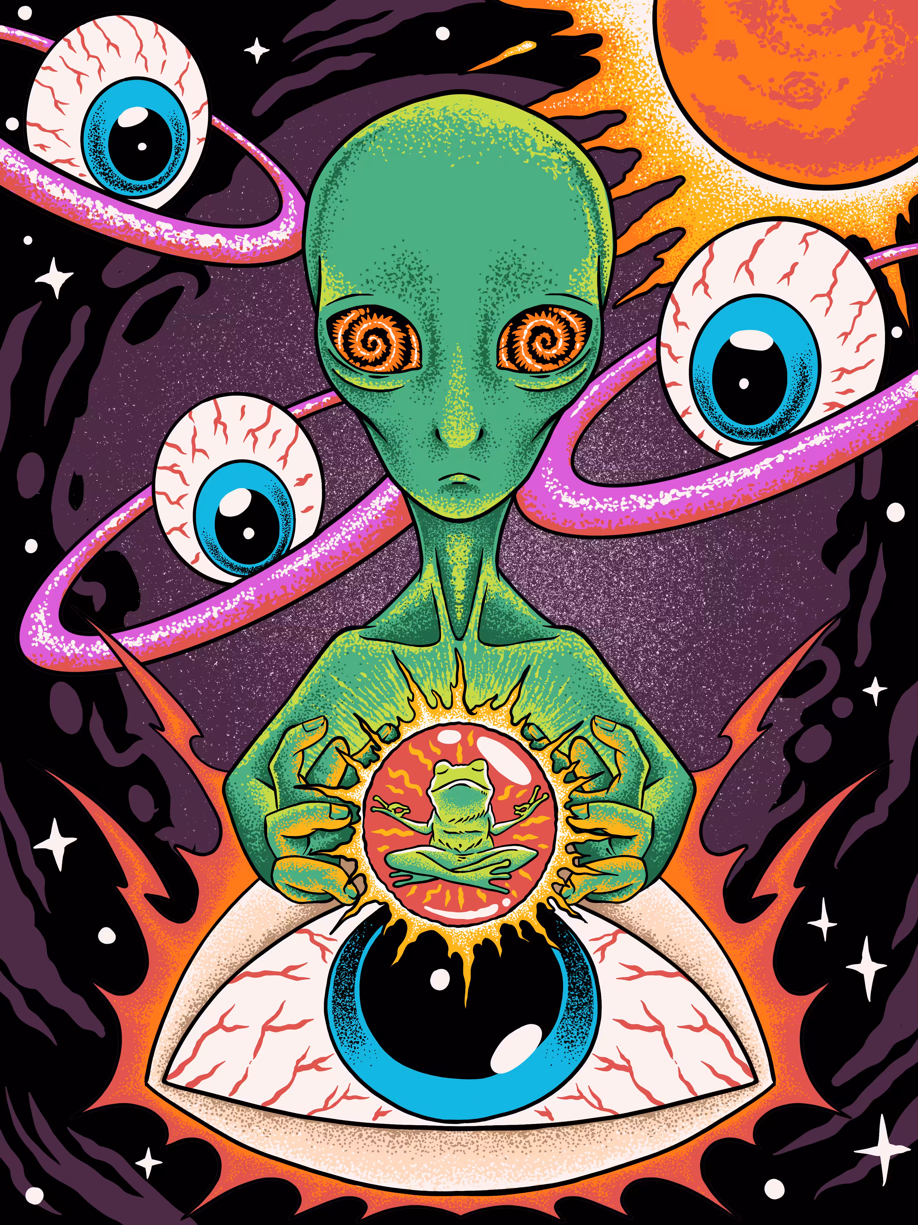 Aliens and frogs