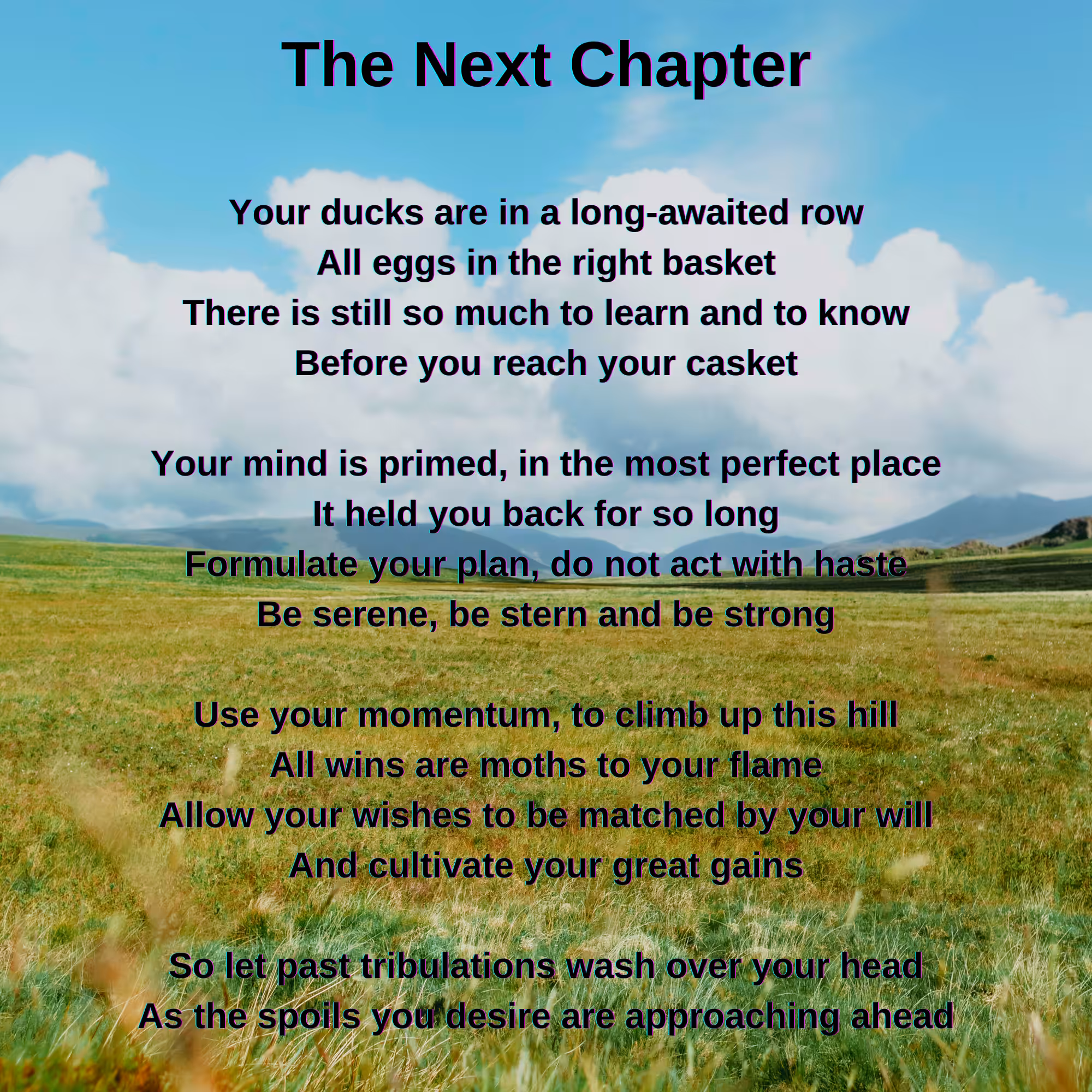 The Next Chapter