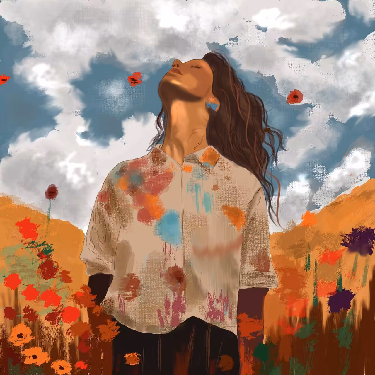 GO DEEP INTO THE FLOWERS