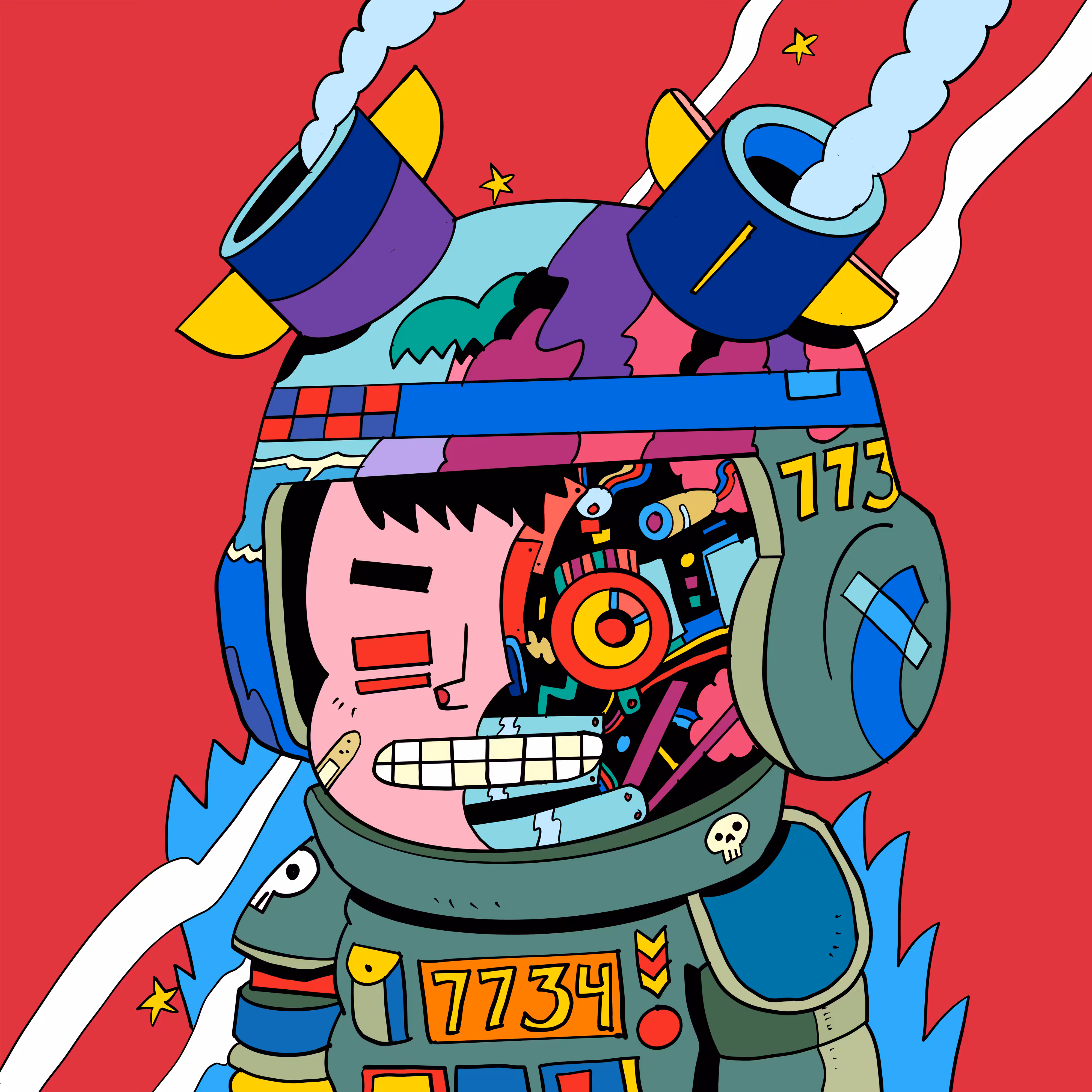 owangeboy and frens #65 - red by Arya Mularama