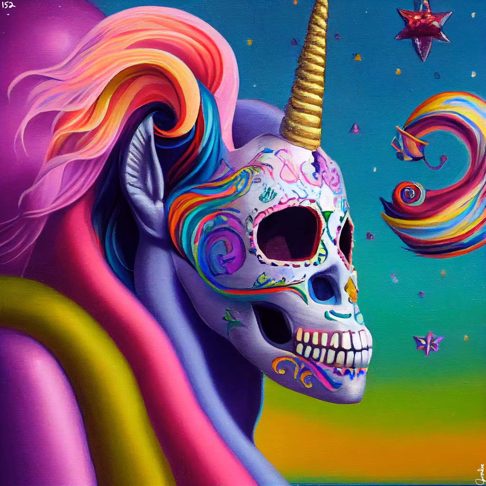 sugar skull #152