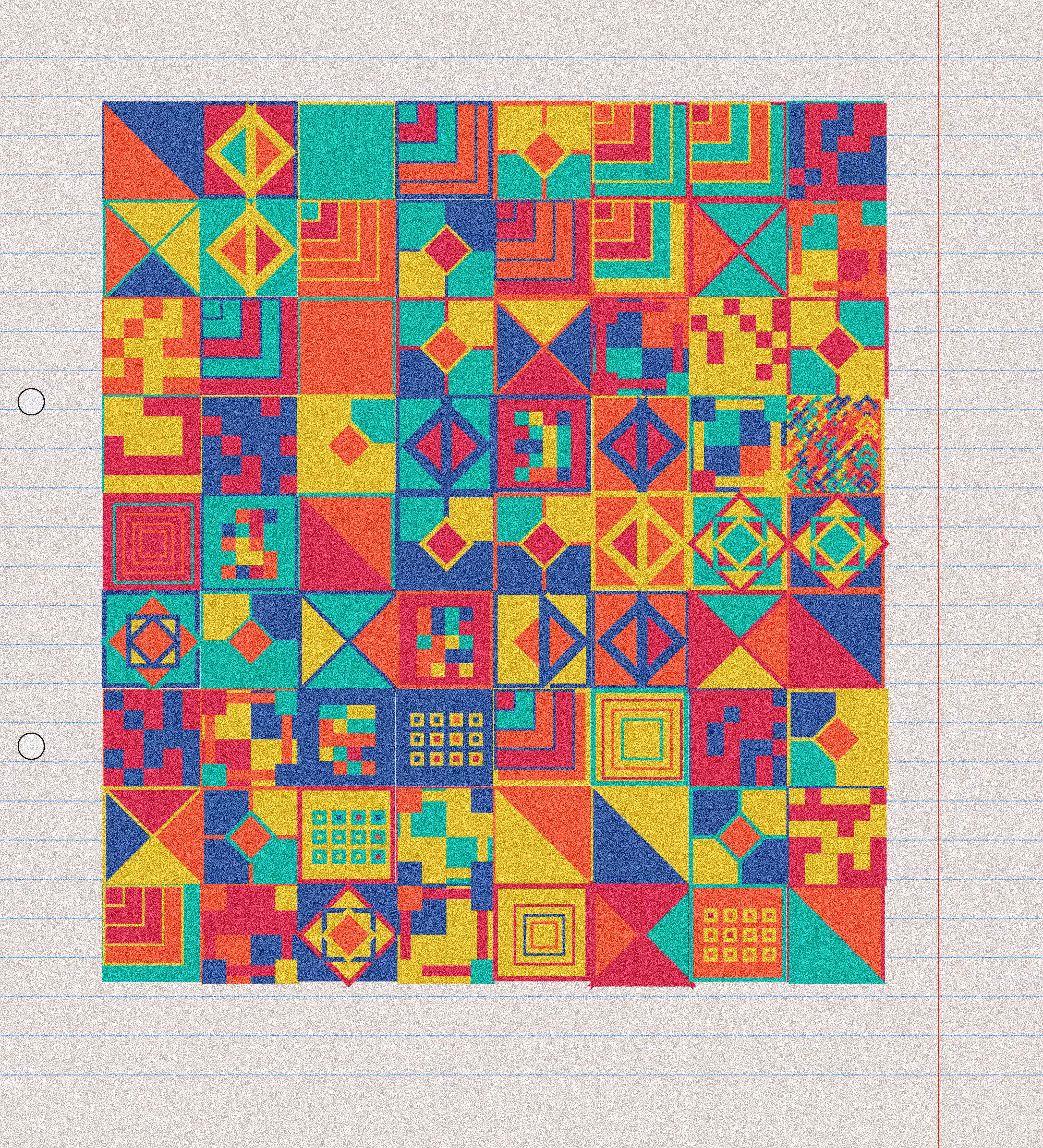 sketchbook page 8: annoying grid #14