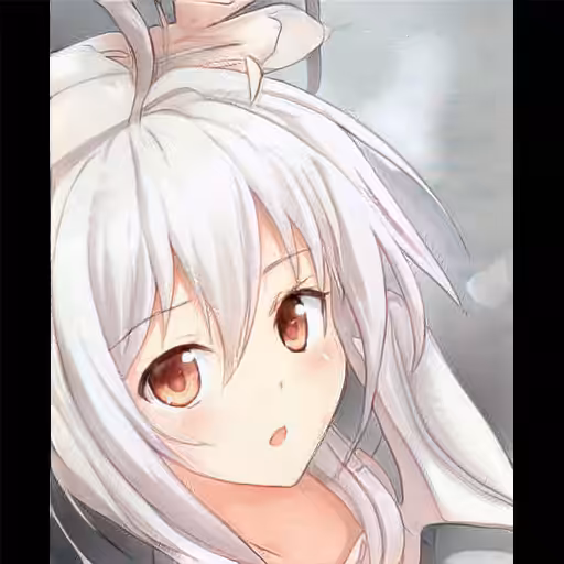 white hair girl