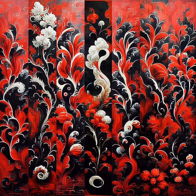 AI Chinese Flowers #5