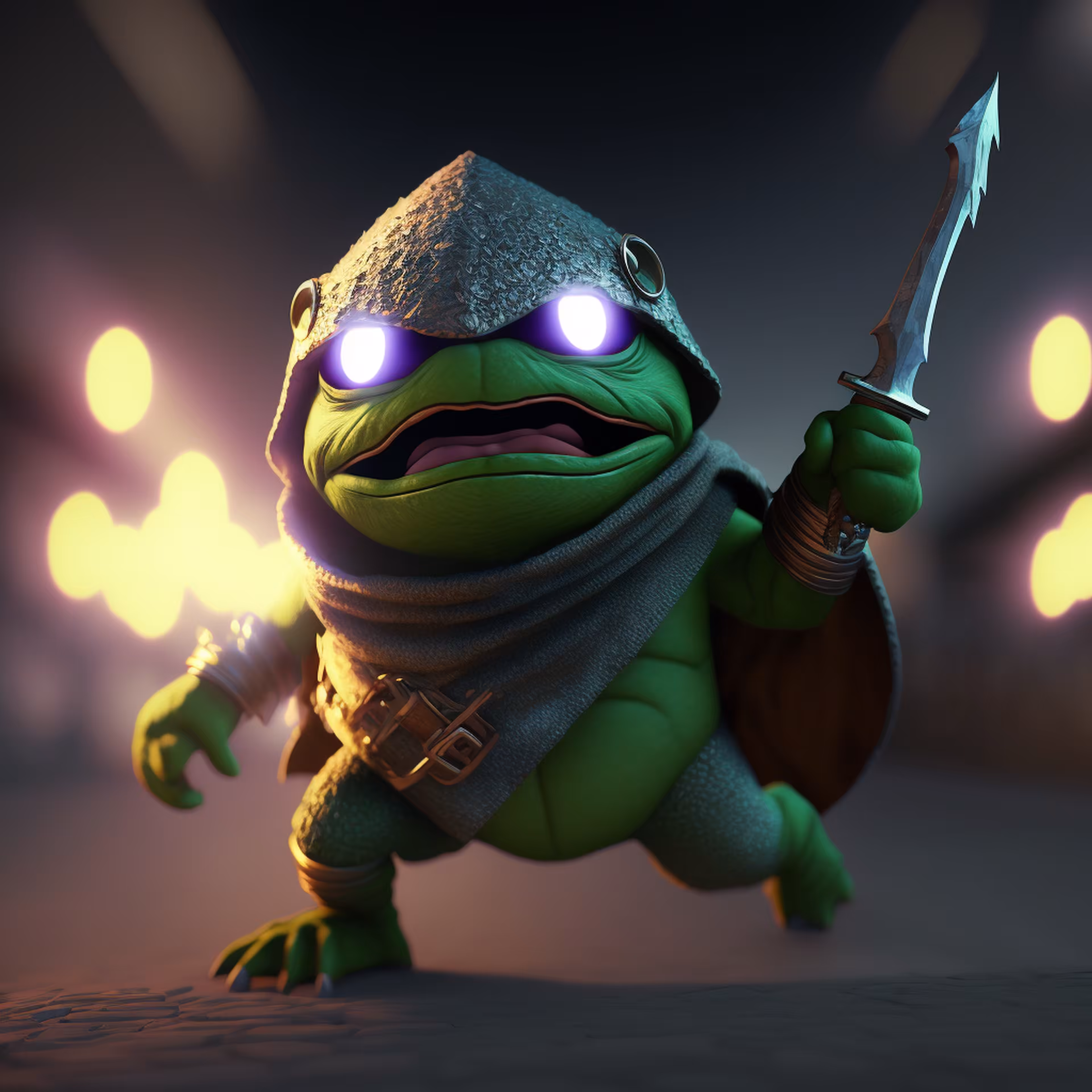 Pepe's World: Pepe warrior yeah