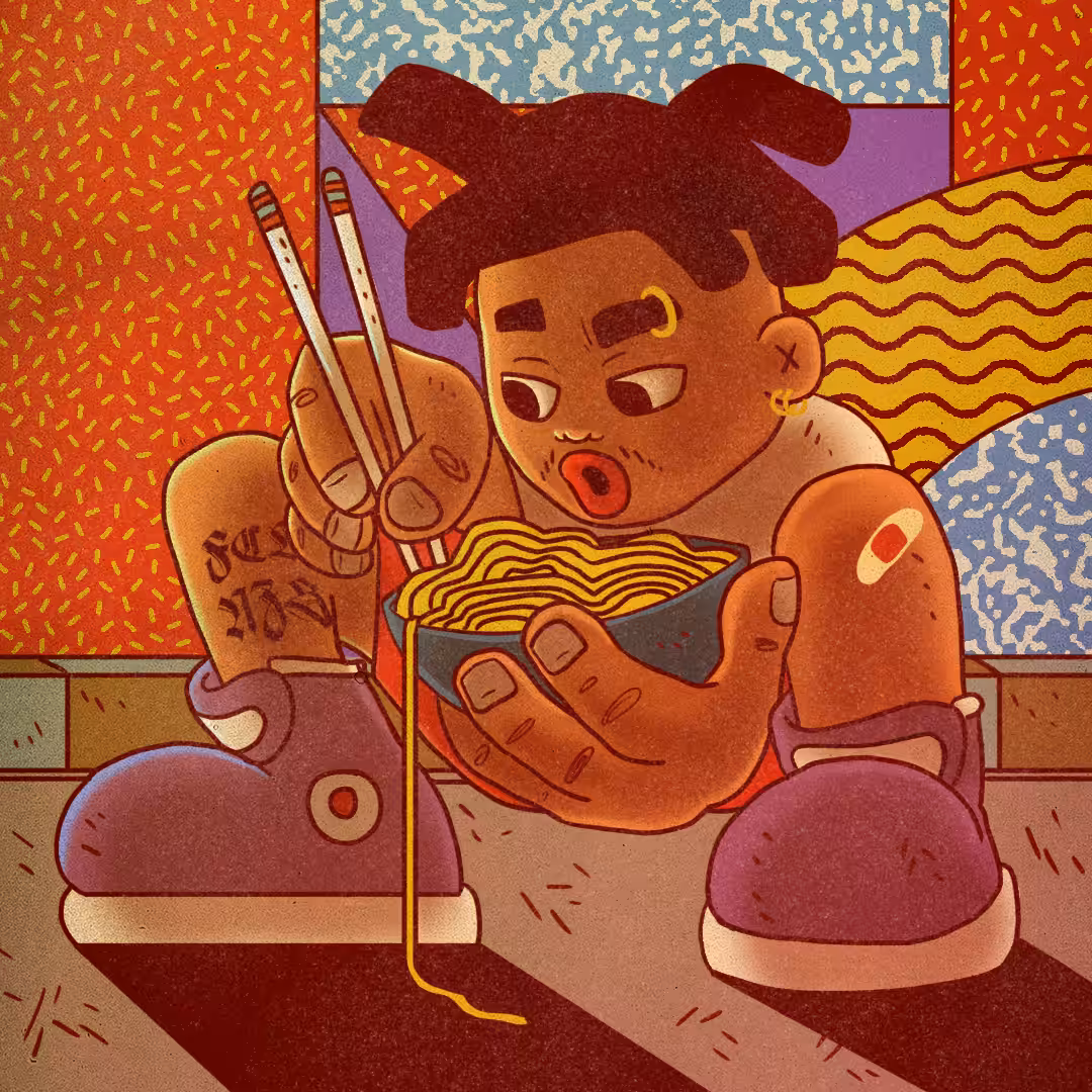 Noodles are new food for the Doode