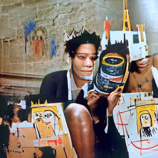 Basquiat oil