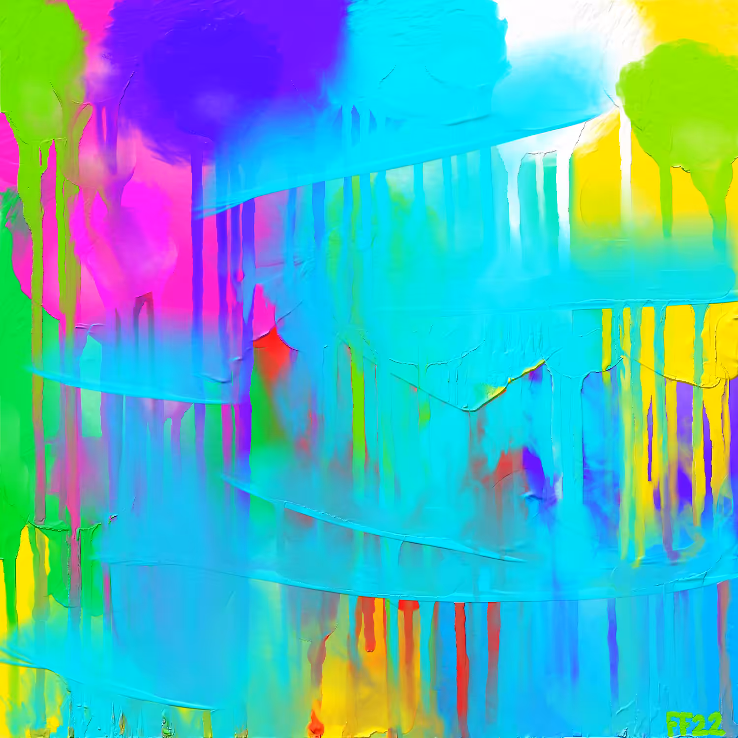 The Lloyds Collection: Abstract Splatter #16