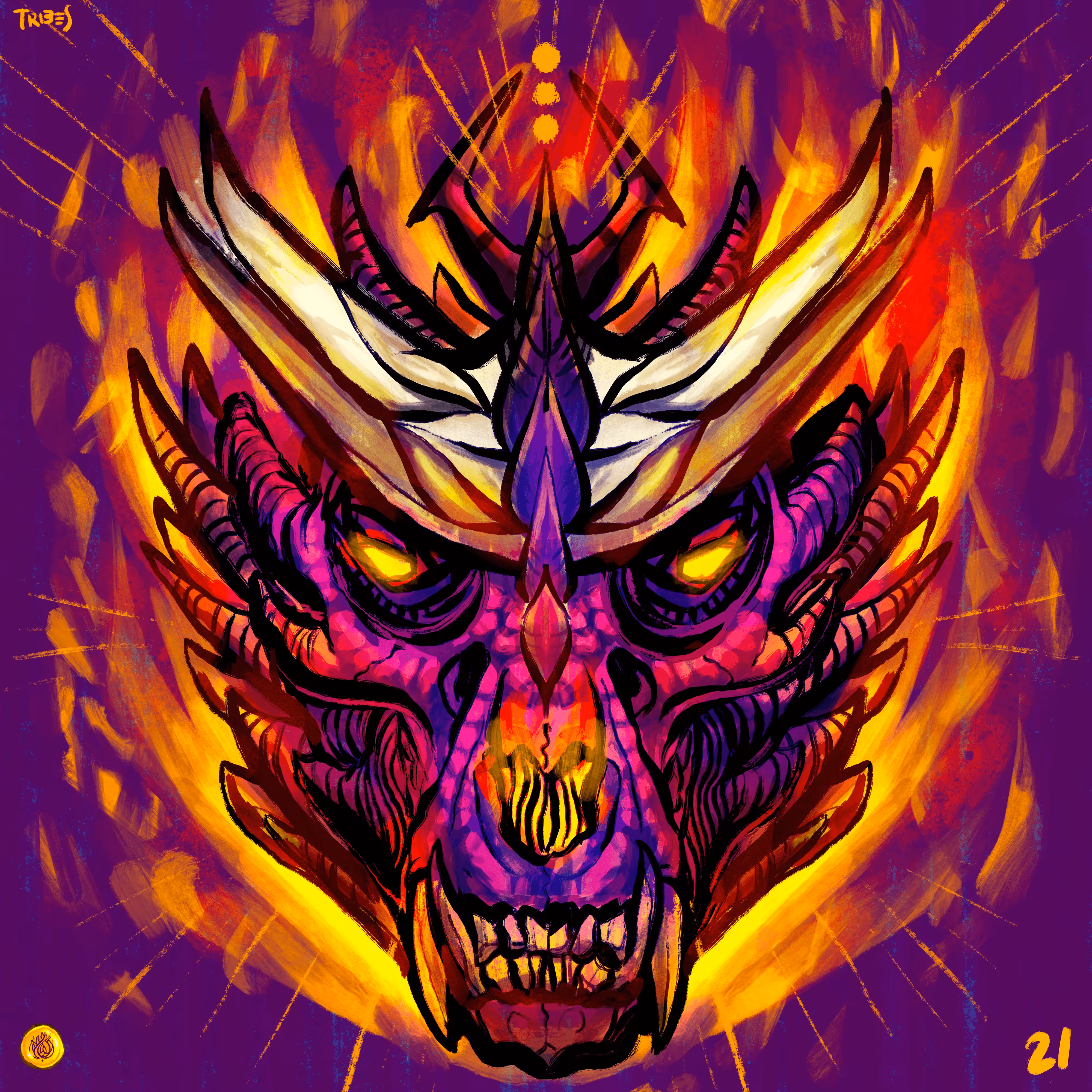 DRAGONS 21 - Elder Fire Dragon 