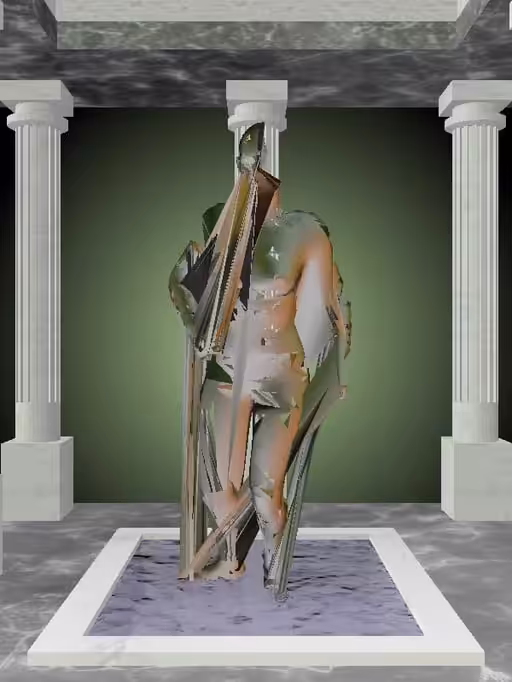 HeavenComputer: The Injured Olive Sunset Woman #5684