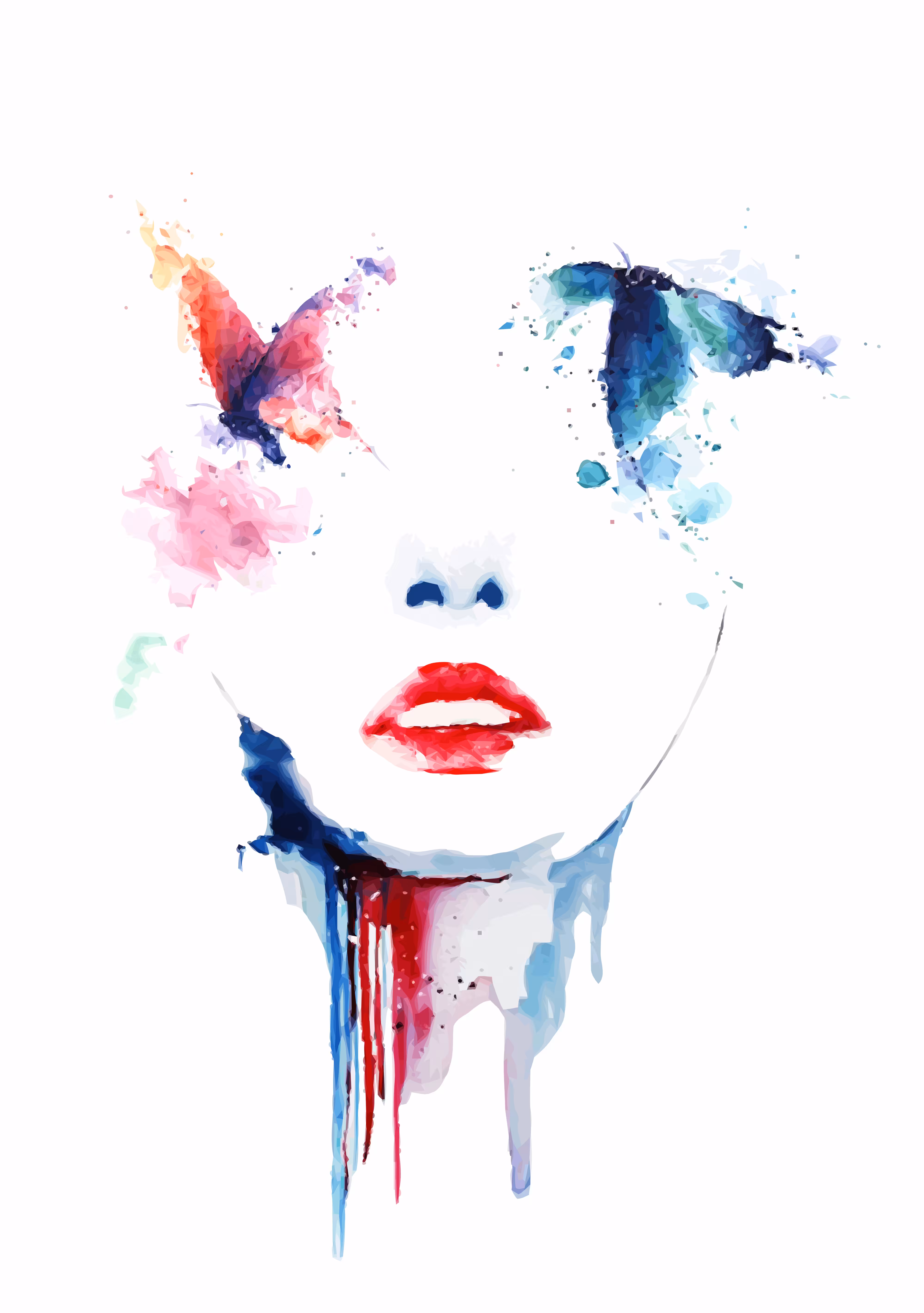 COLORFUL FACES #5