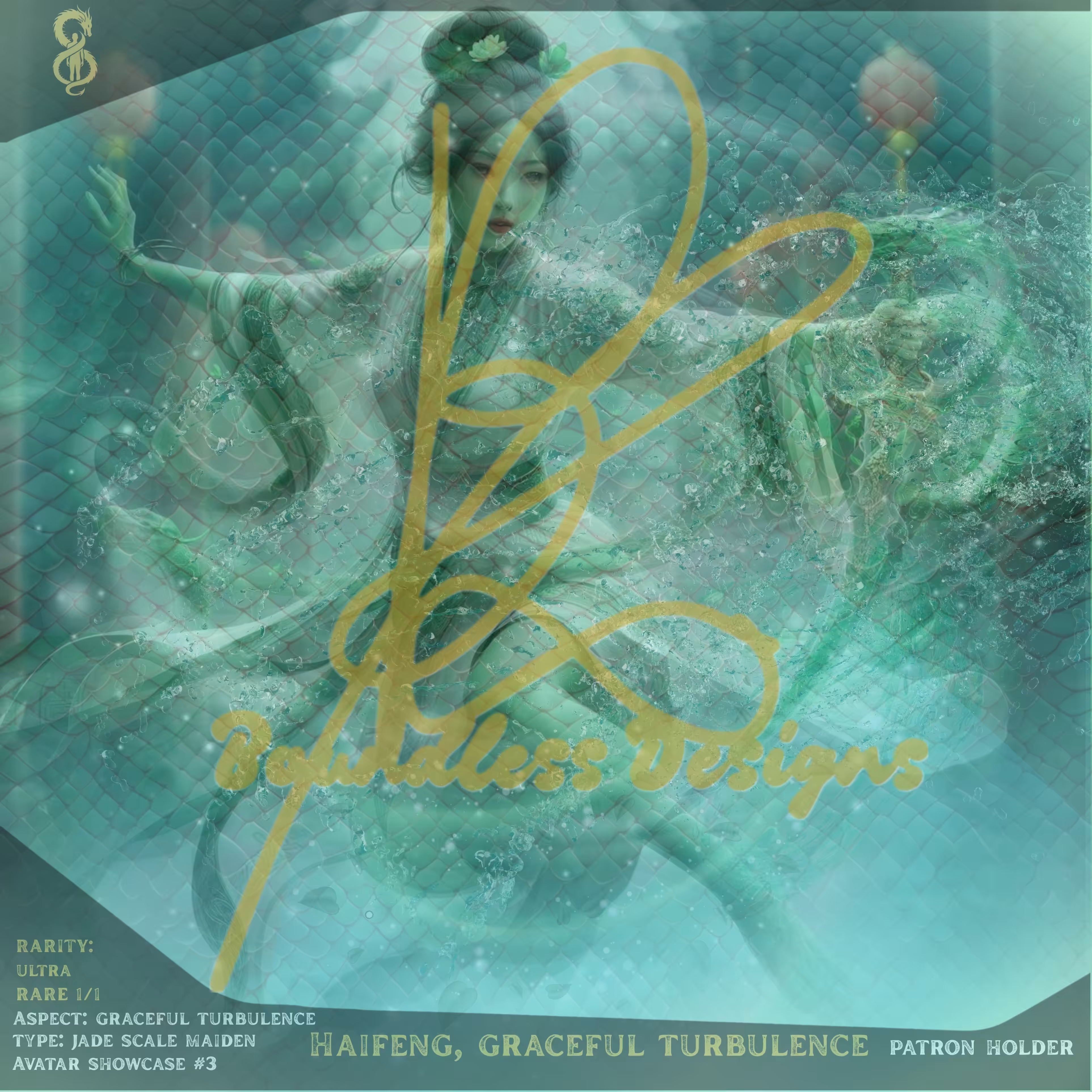 HAIFENG, GRACEFUL TURBULENCE AVATAR SHOWCASE #3 1/1 (WITH UNLOCKABLE CONTENT NO SIGNATURE VARIANT)