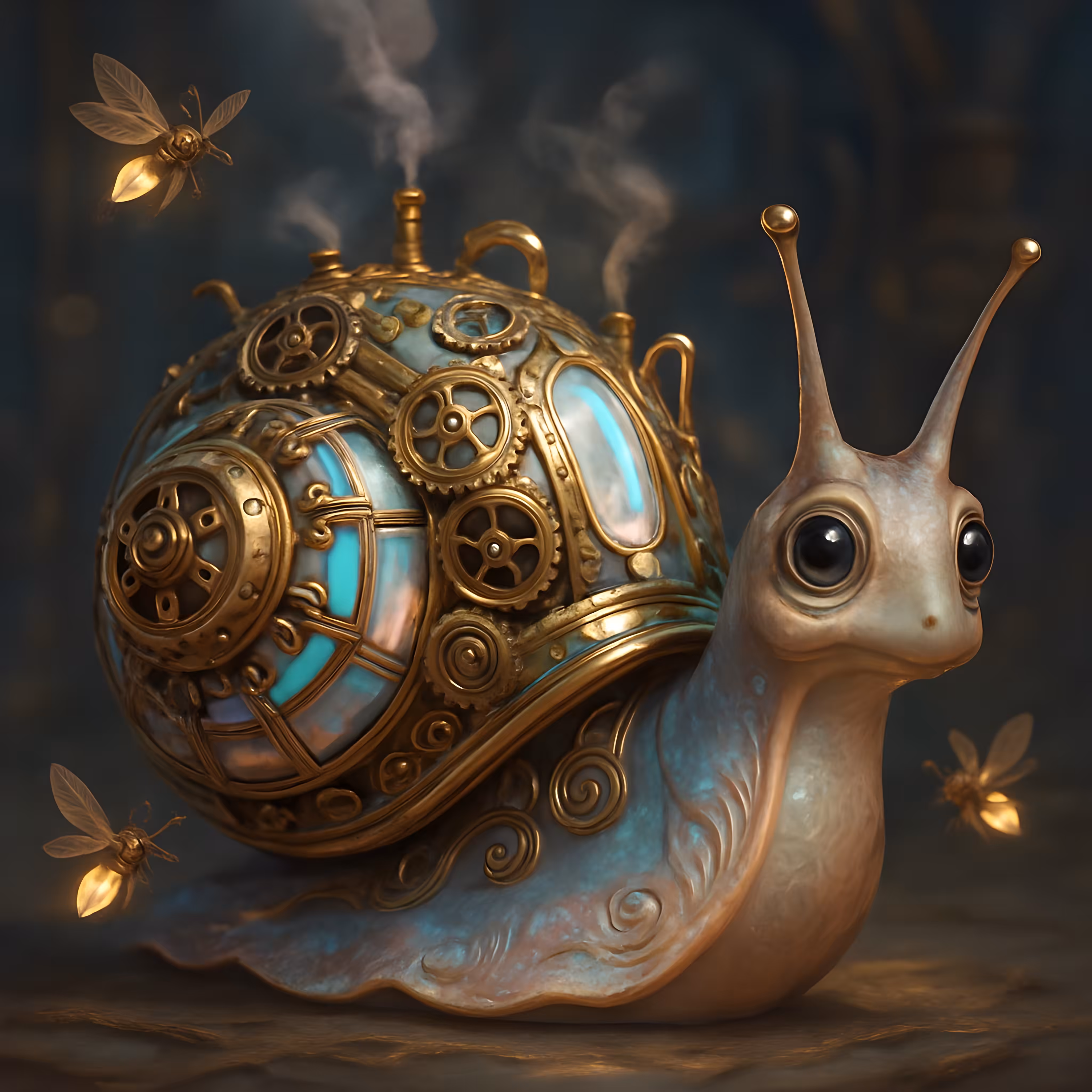 Pearl‑Steam Creature