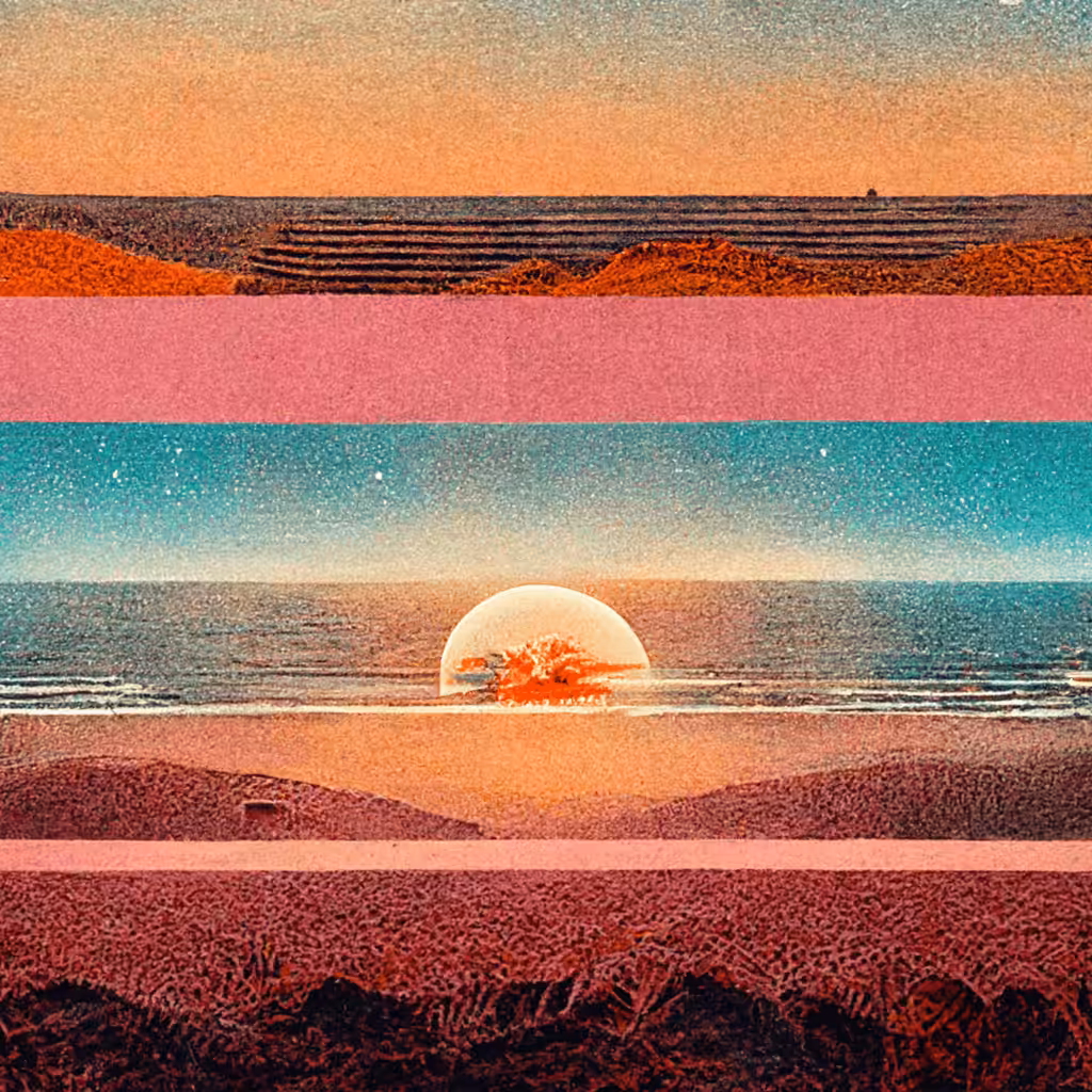 Day at the Beach Collages