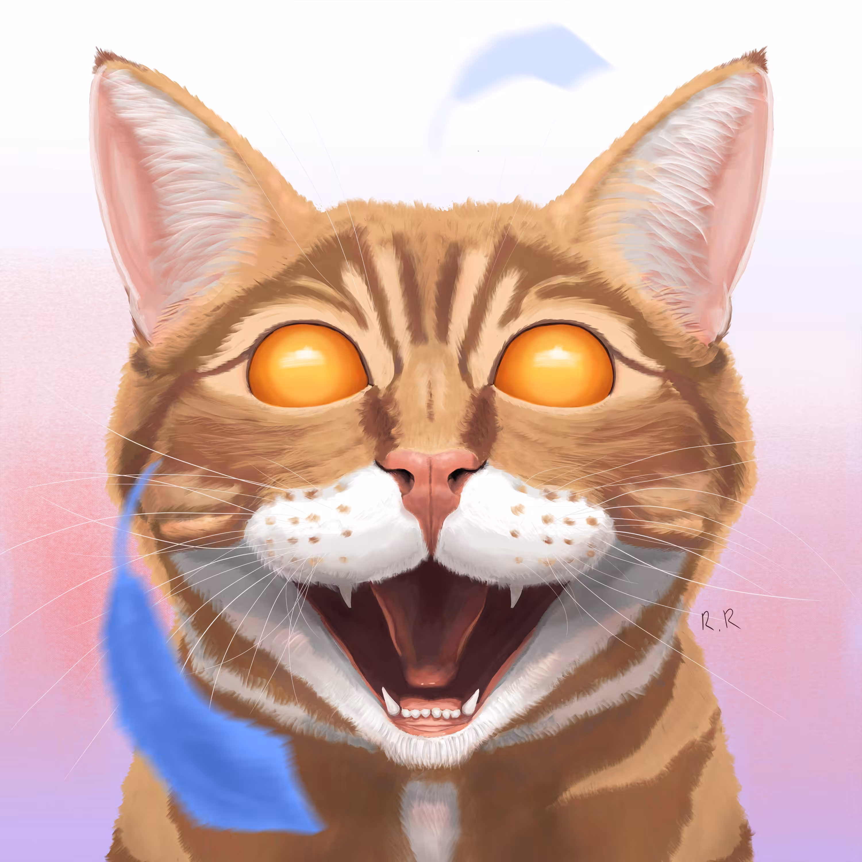 Portrait of a Tabby Cat