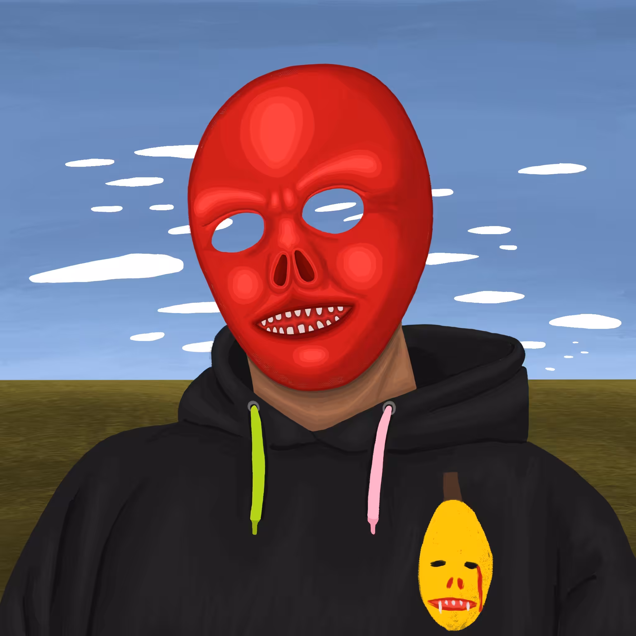 Face without eyes