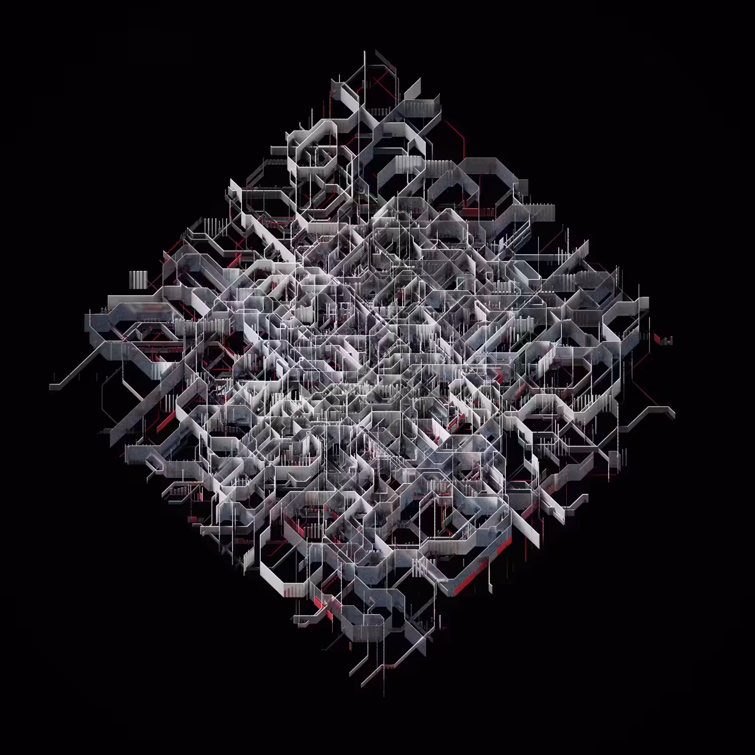 #360 Generative Mirror Labyrinth