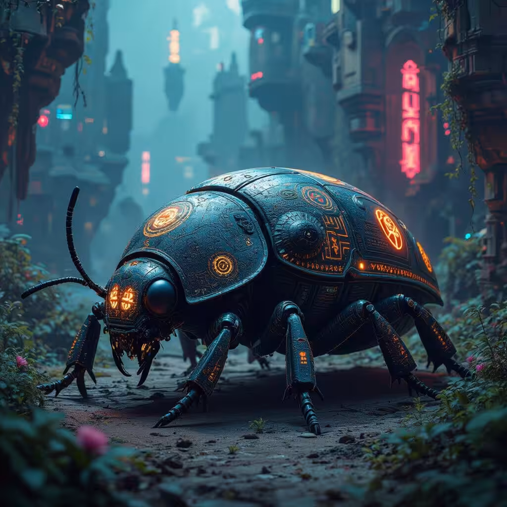 NightCafe Creations: Urban Insect 1