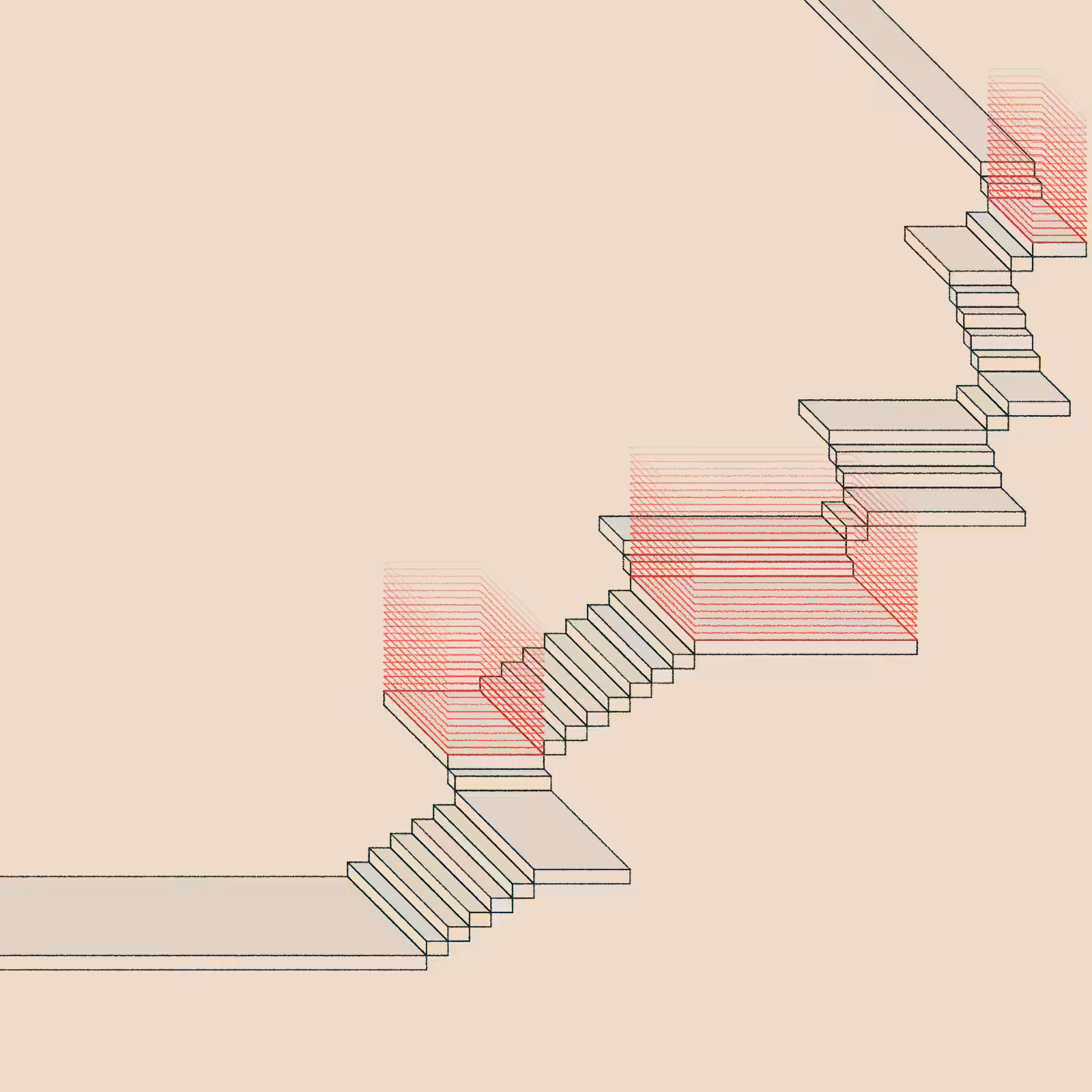 Stairs in a room #66