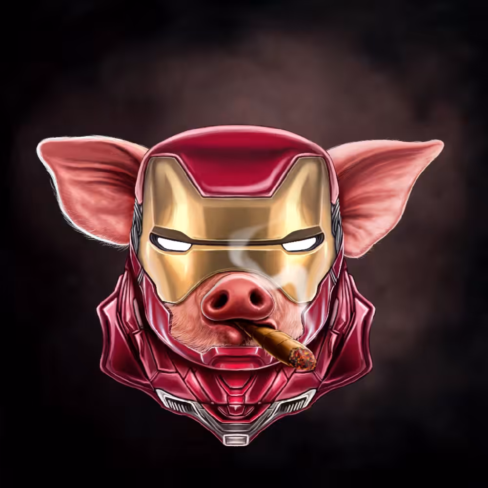 Iron Man (GIVEAWAY ) pig#030