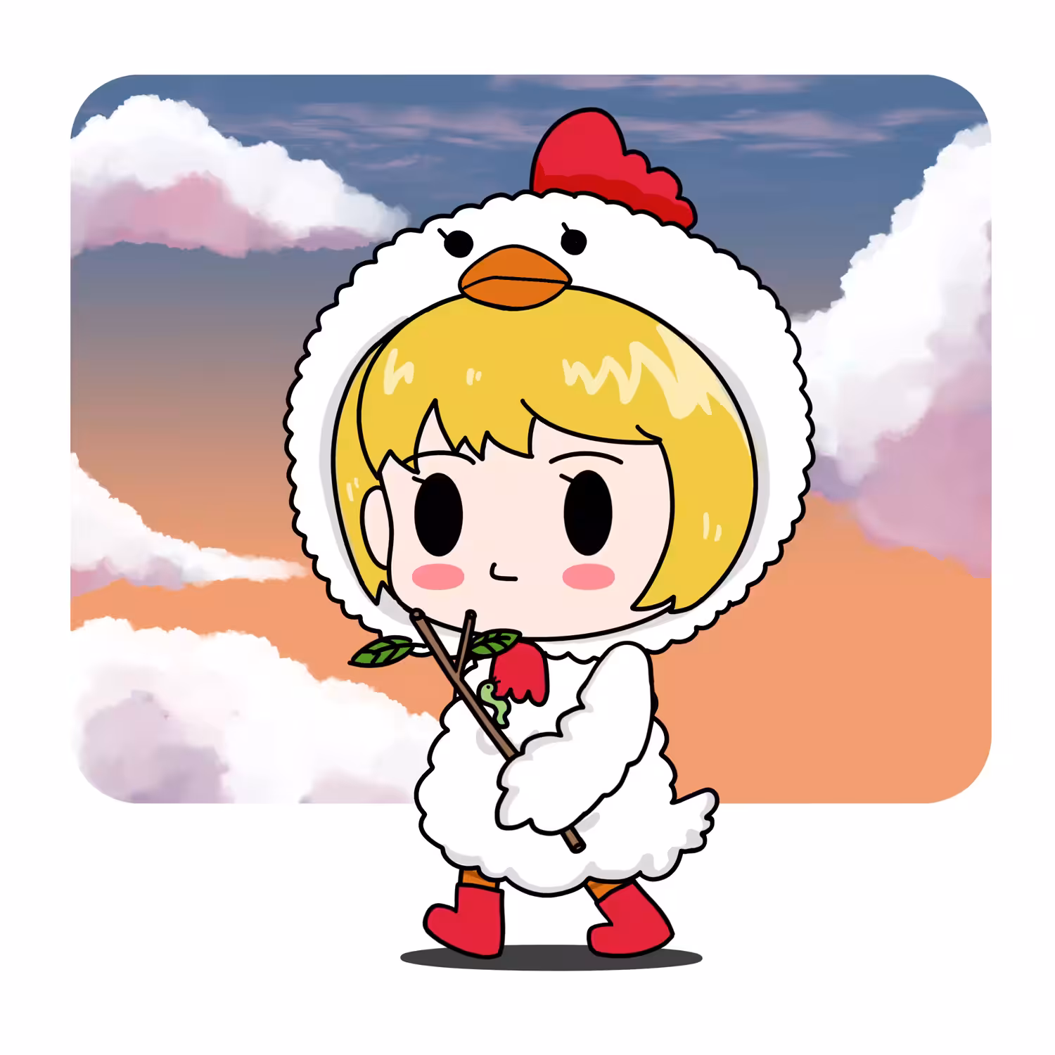 Go BaBy Go !! #061 [Chicken Girl - Mascot Girl]