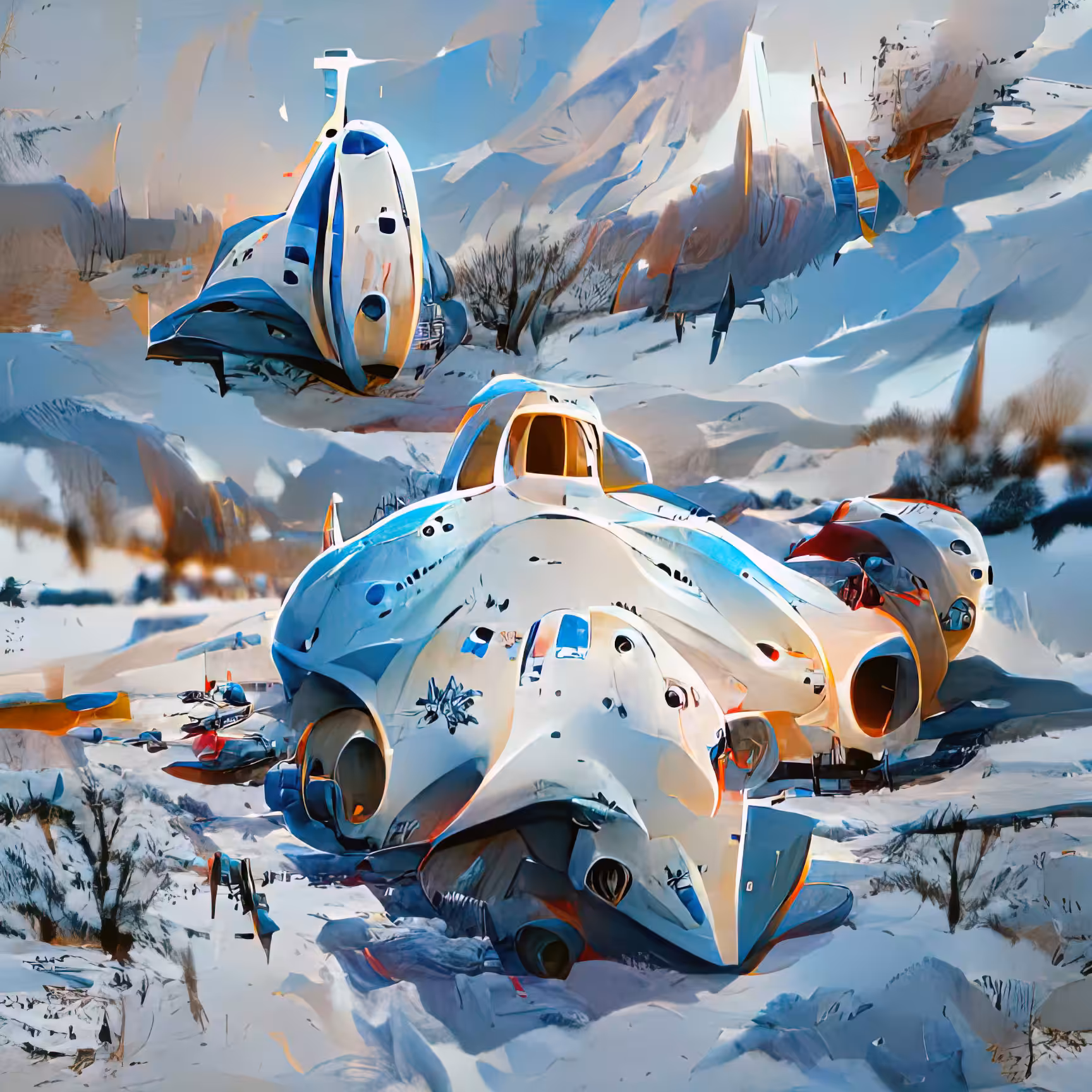 Anne Spalter AI Spaceships: Frozen Research 402/501