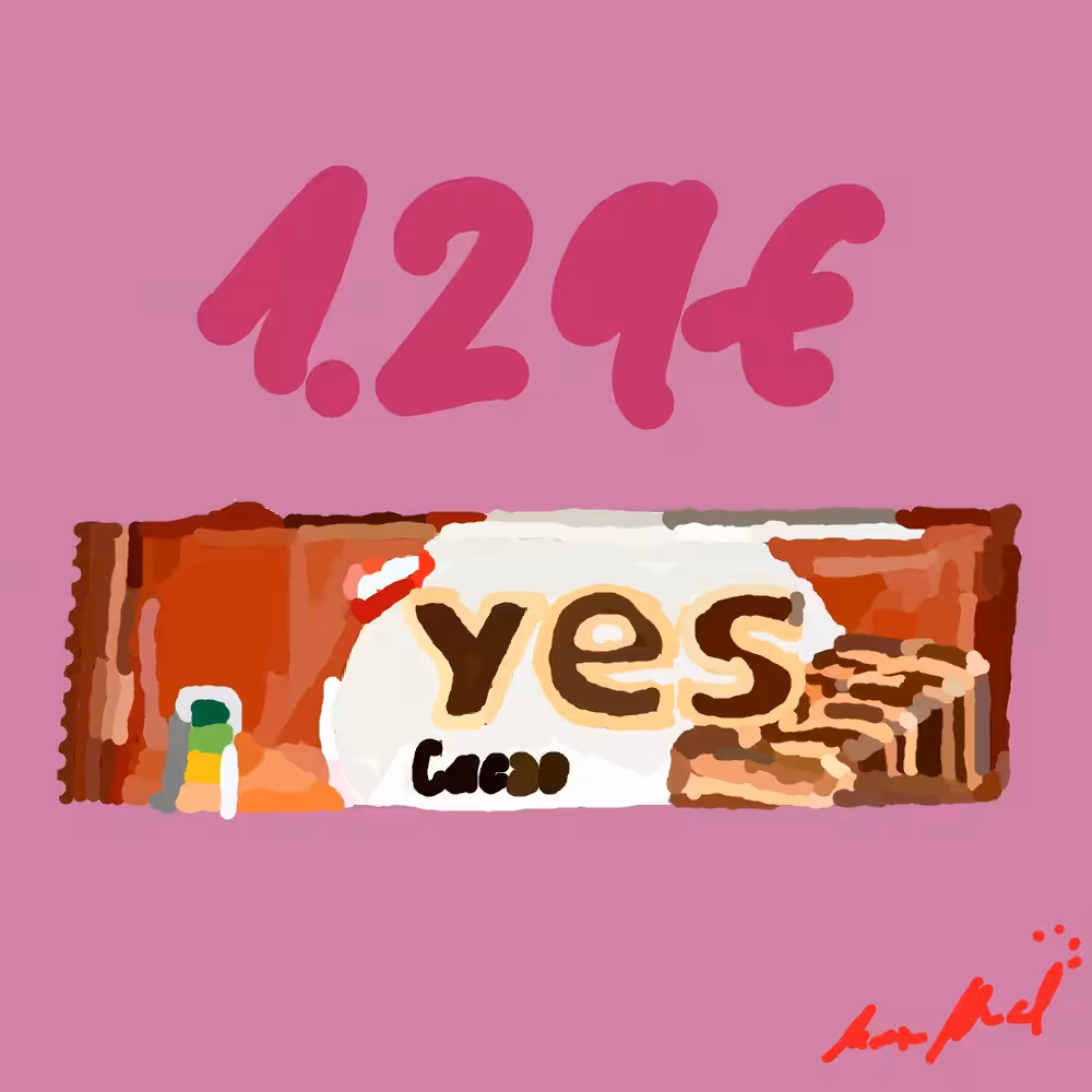 YES Kuchenriegel Cacao, 32g