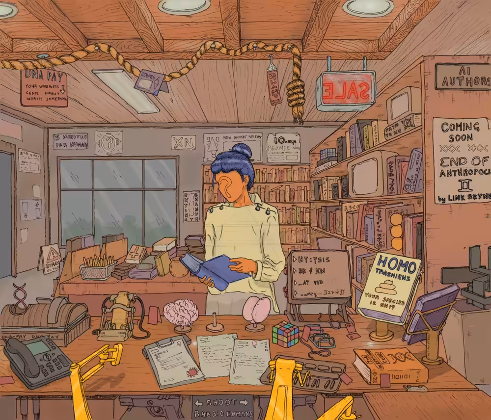 At the Bookstore