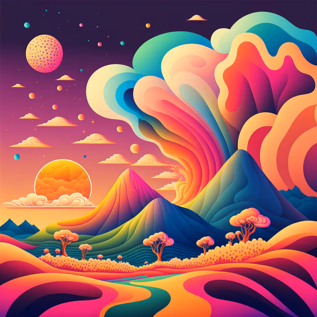 Psychedelic Landscape #1
