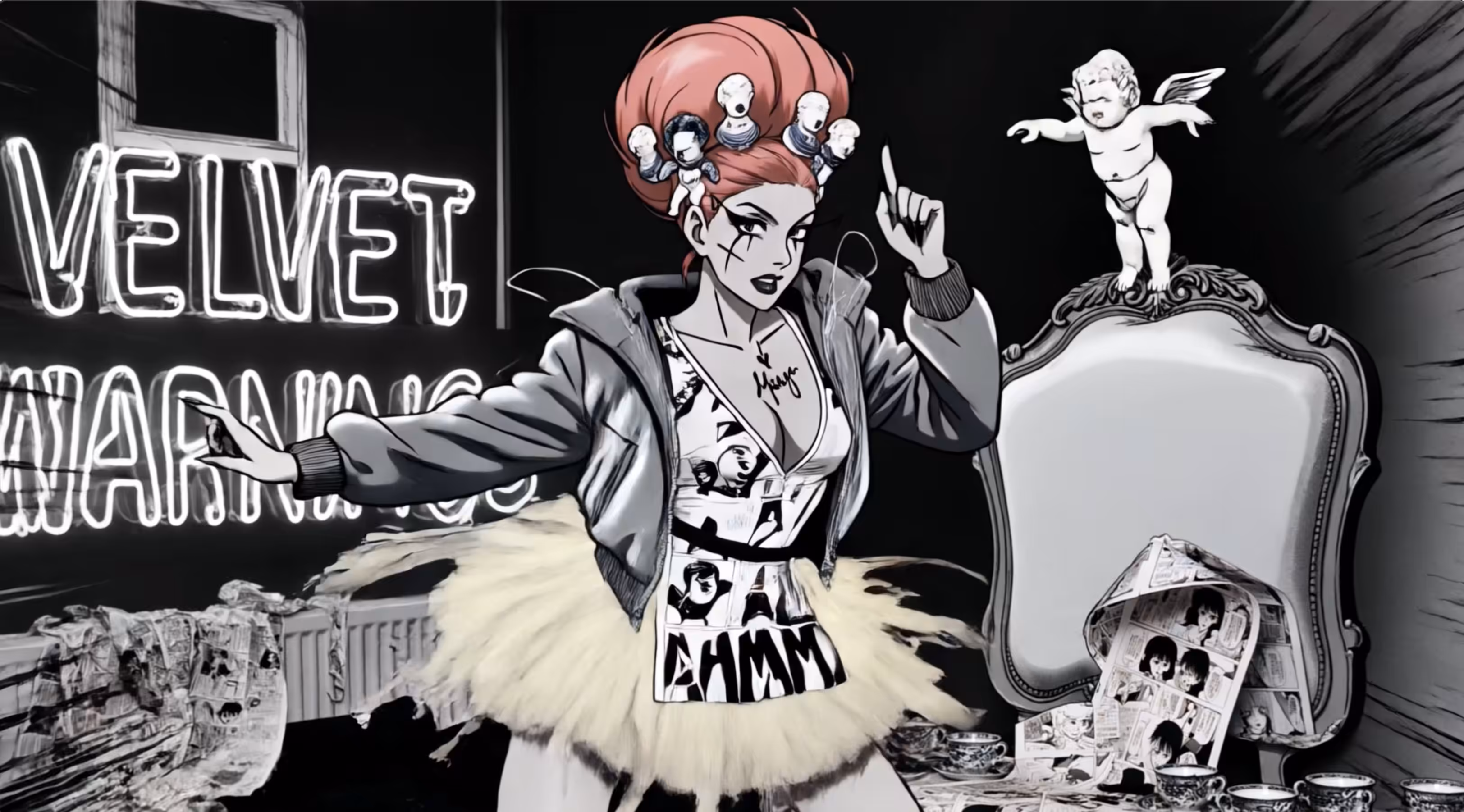 THE MANGA MACHINE - PORCELAIN ANDROIDS: Miss Velvet Warnings — Manga