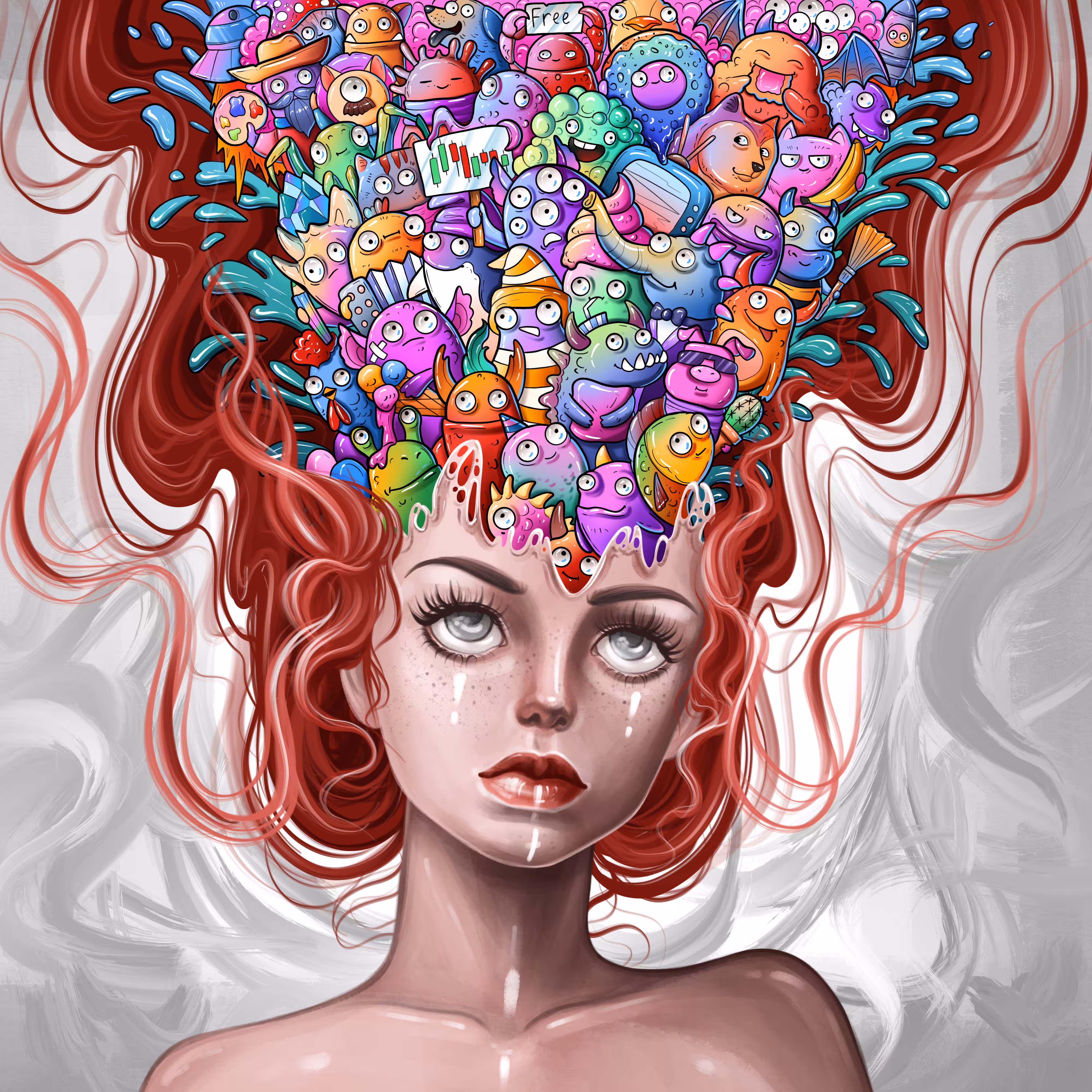 Artist’s brain