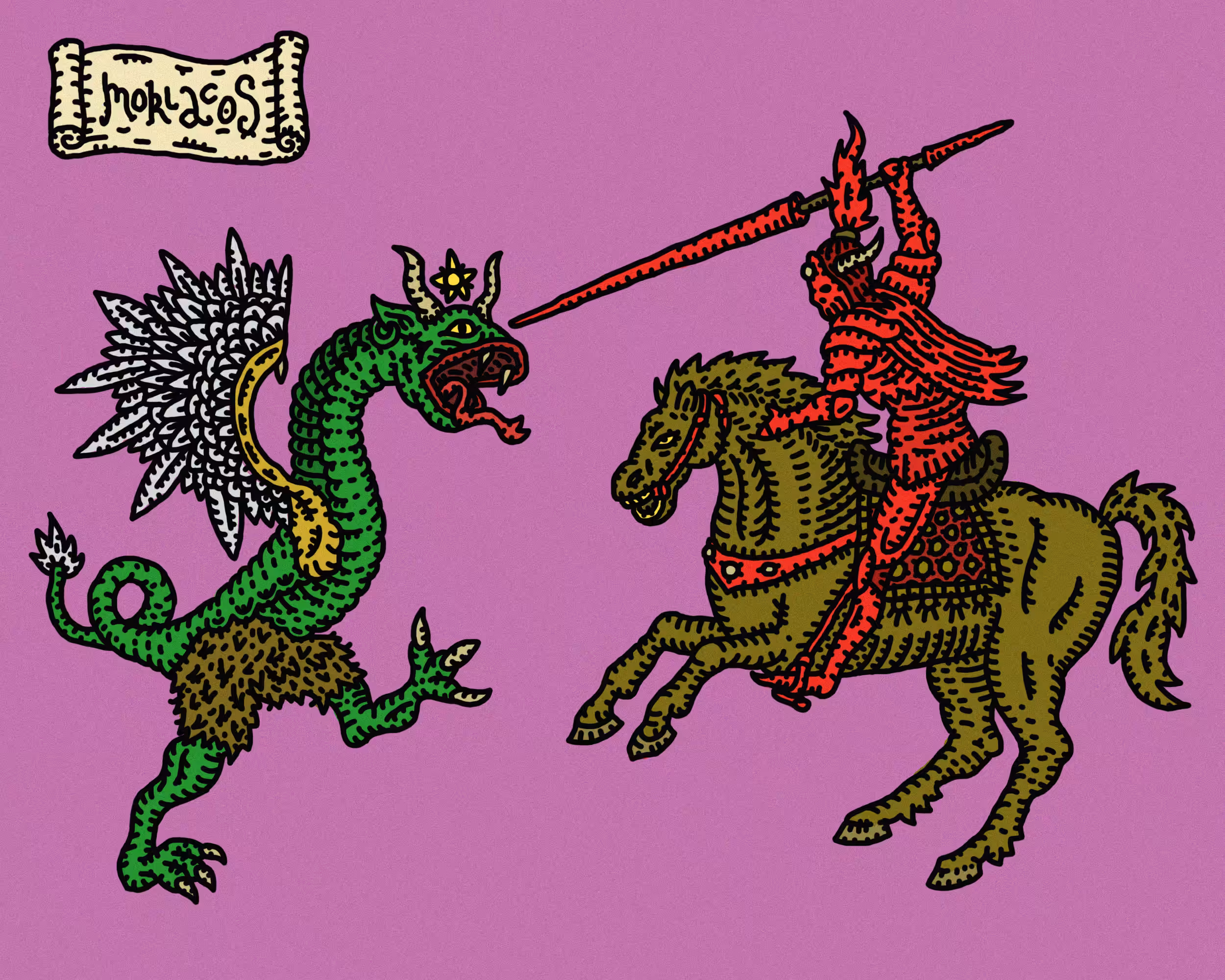 THE RED AND DRACOPEPE B
