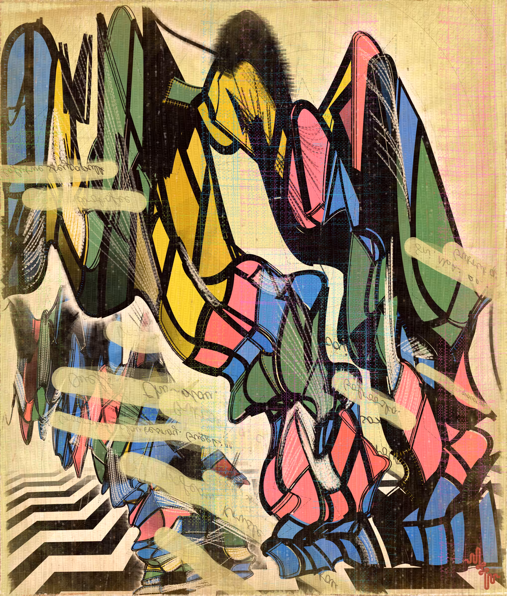 Amplitudes of Canvas #117