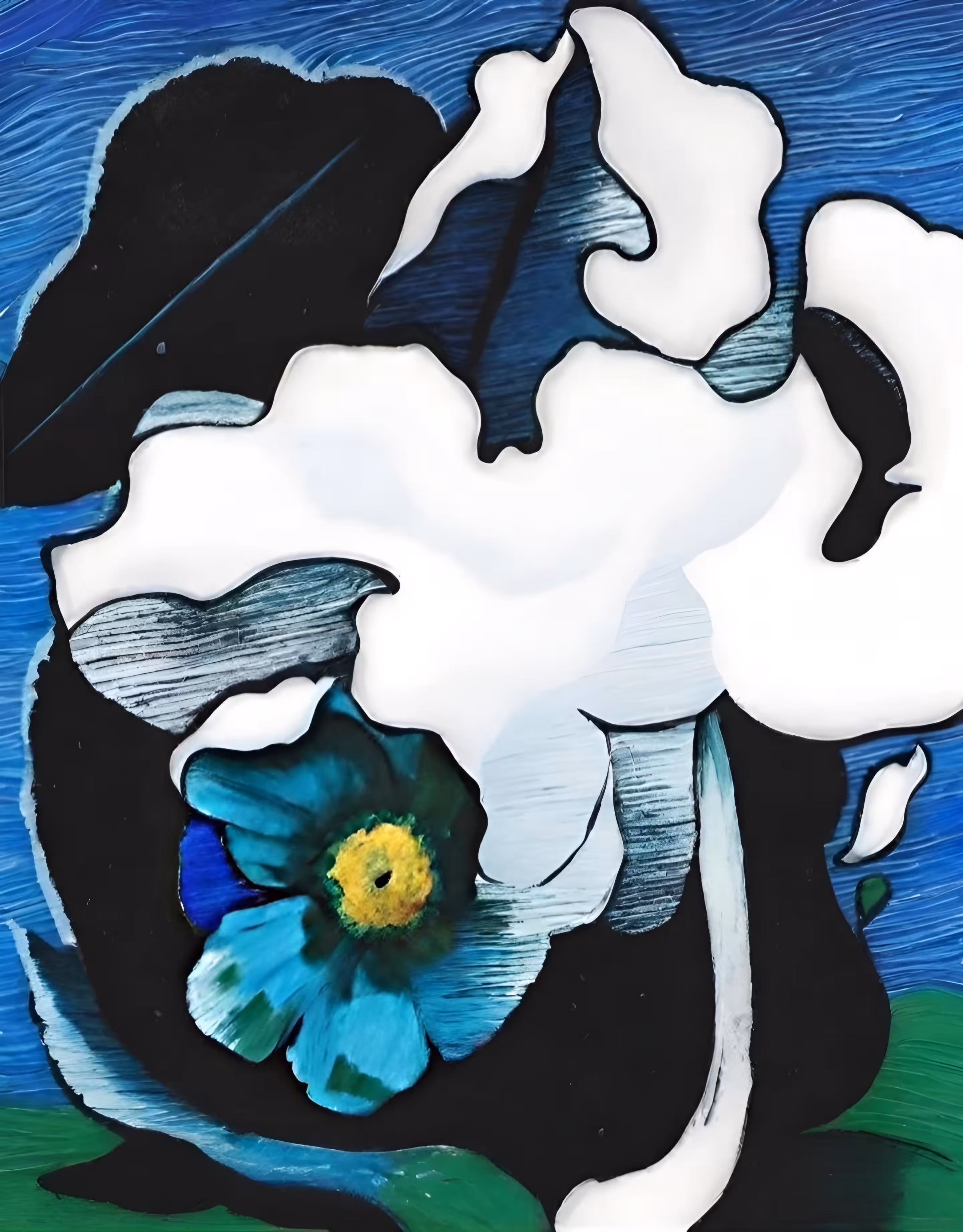 Blue Flowers at the Bilderberg Hotel