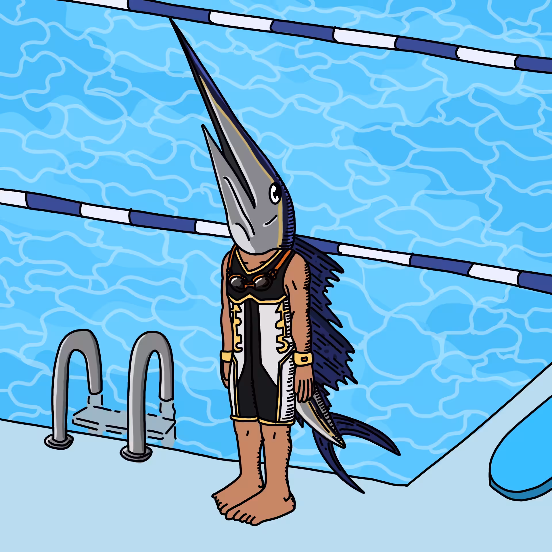 One eyed guys: Swimmer OEG
